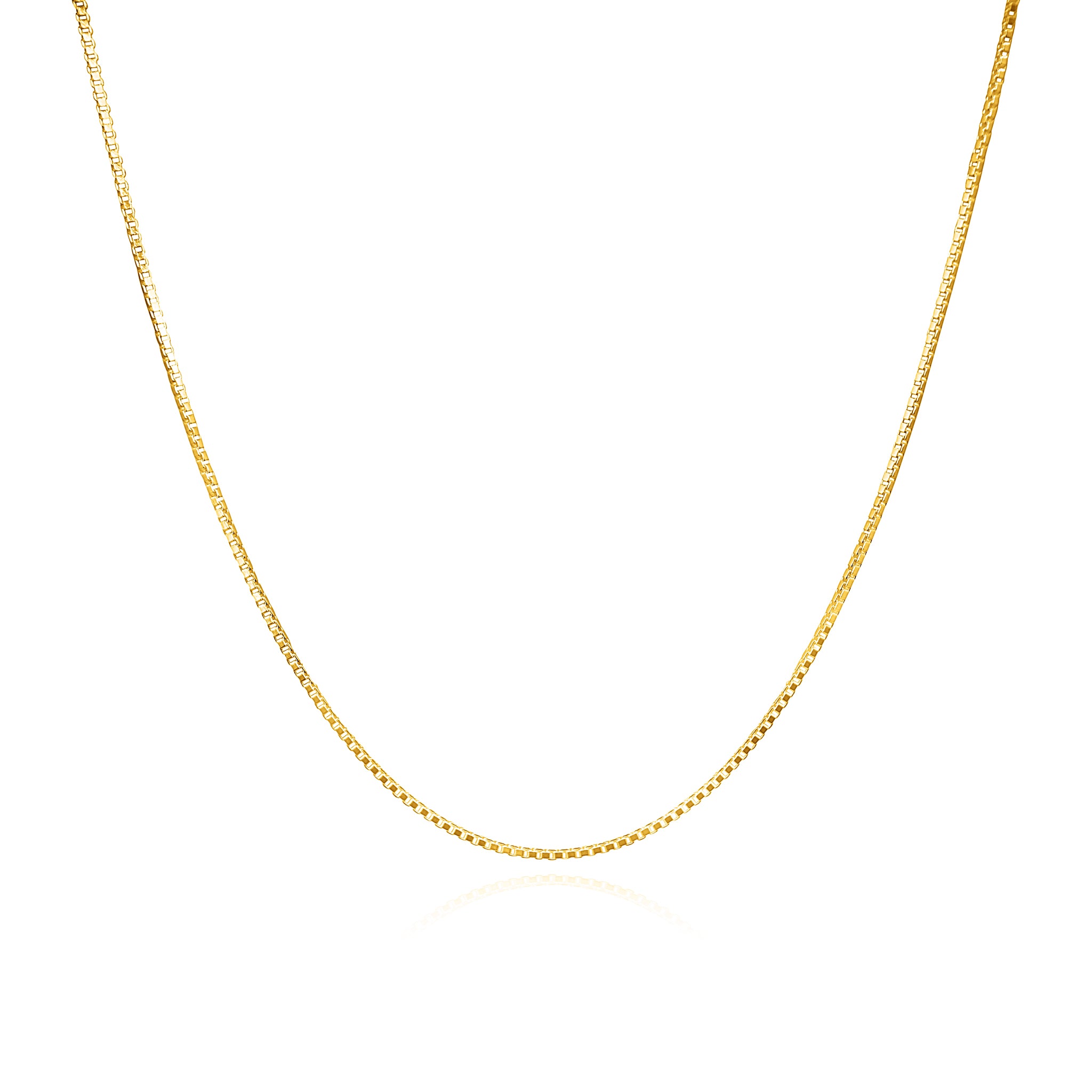 GOLD VENETIAN BOX ADJUSTABLE CHAIN