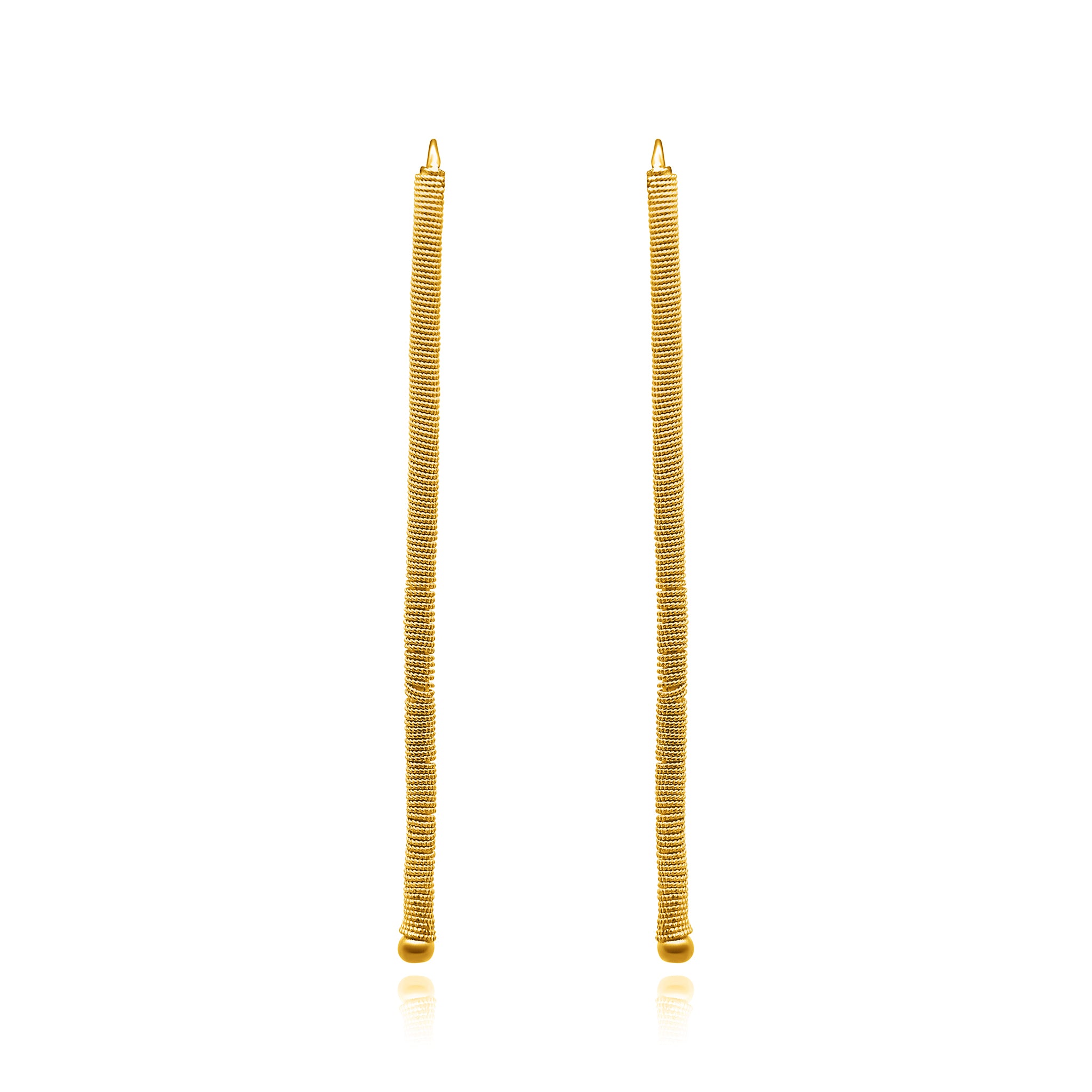 ASHER GOLD LARGE EARRINGS