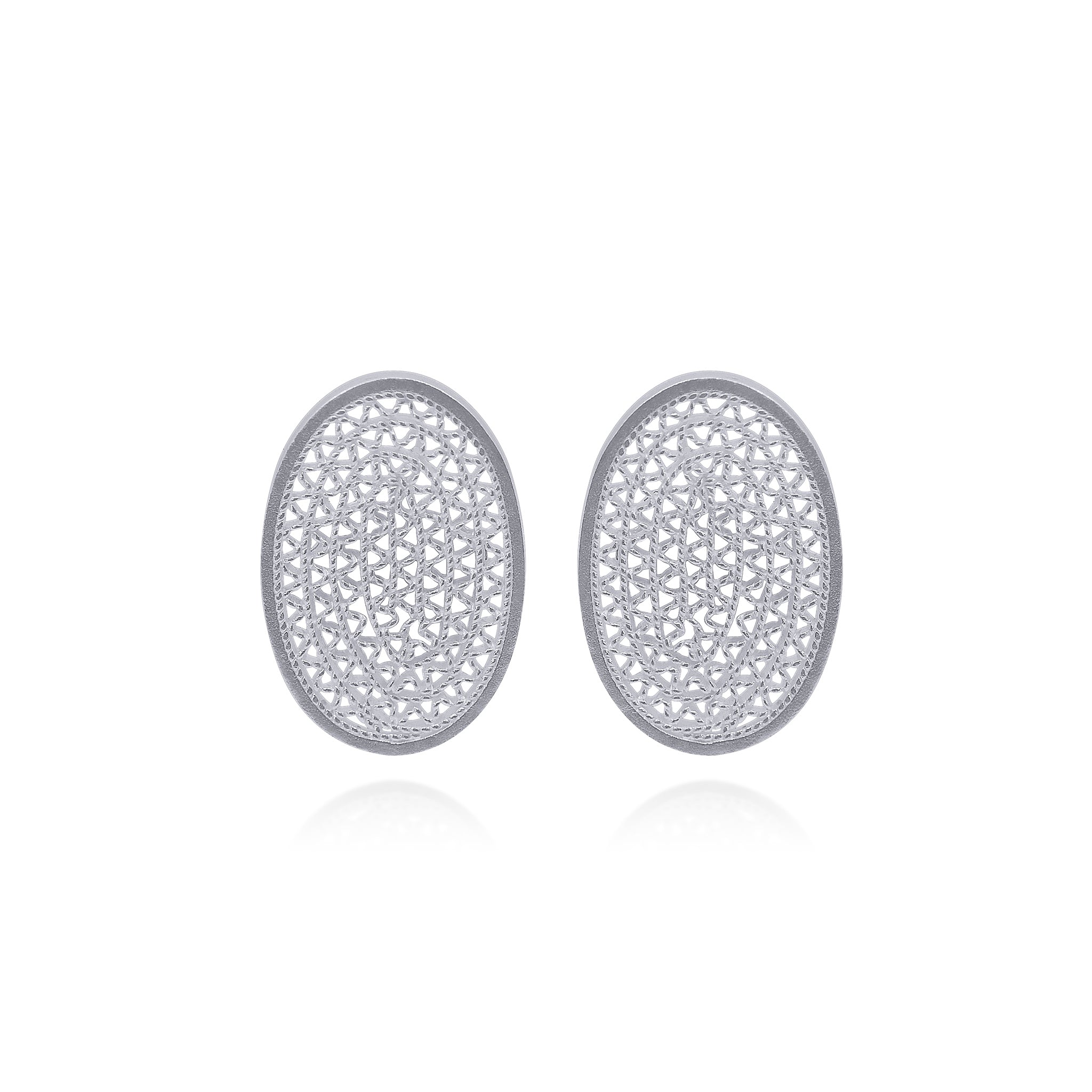 ELENE SILVER STUD EARRINGS FILIGREE