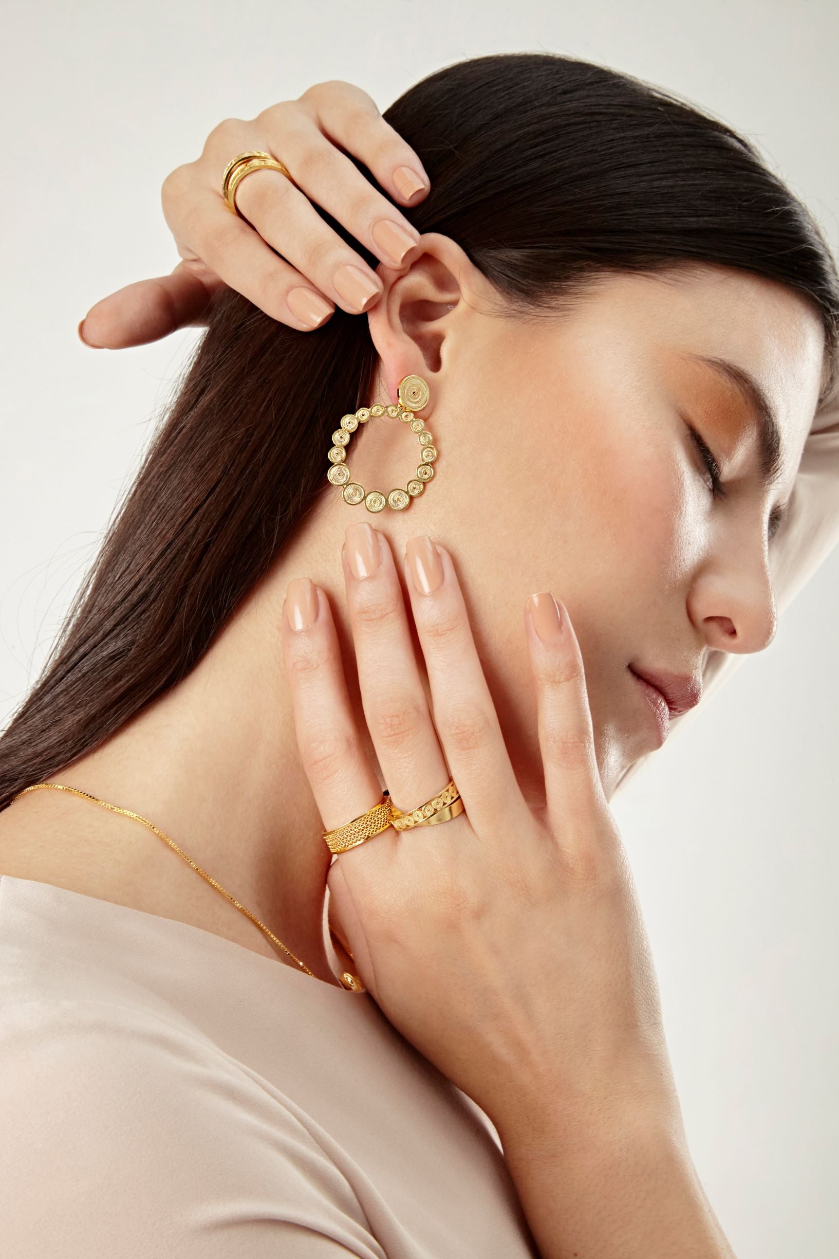 EVA SOLID GOLD 18K RING FILIGREE