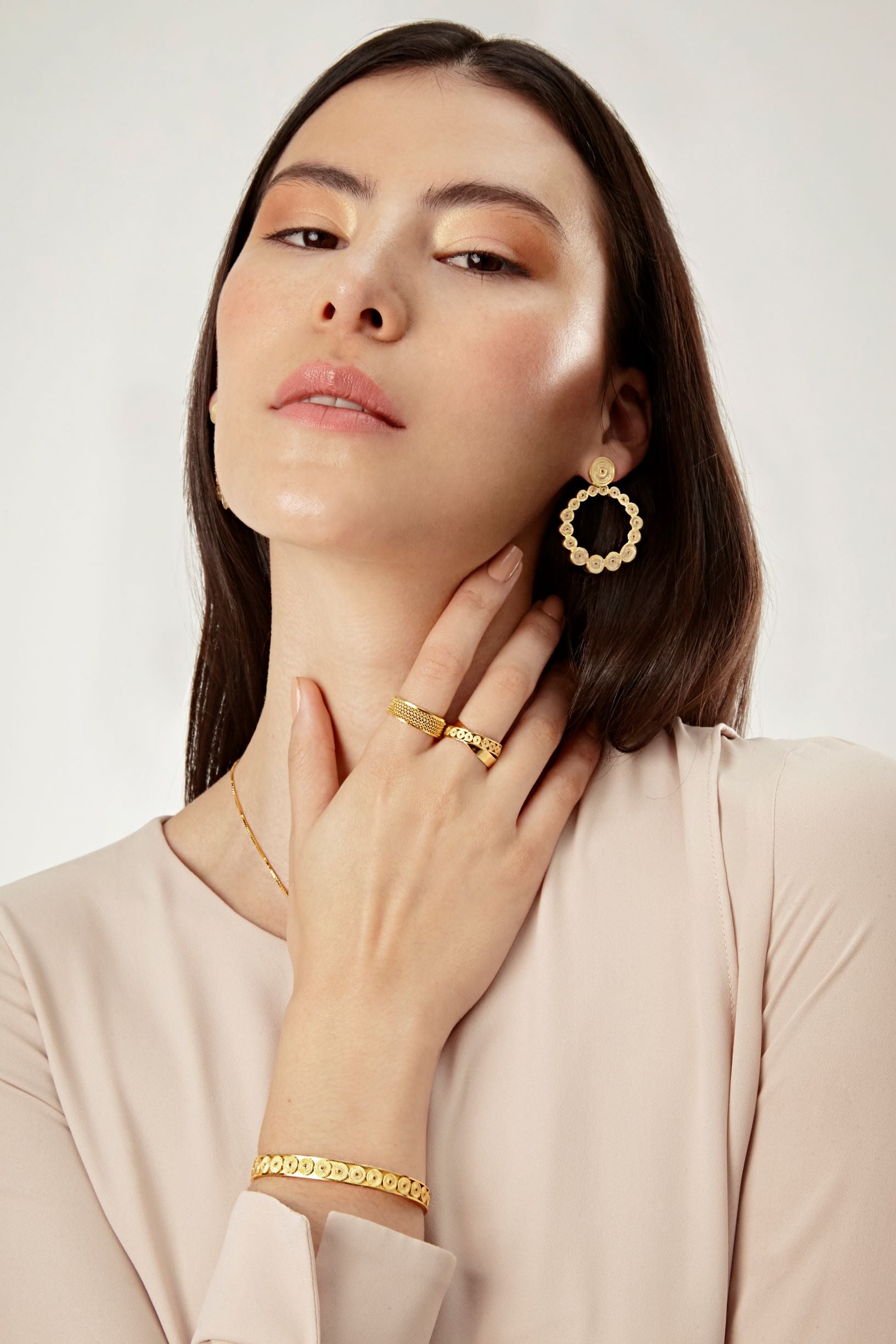 EVA SOLID GOLD 18K RING FILIGREE