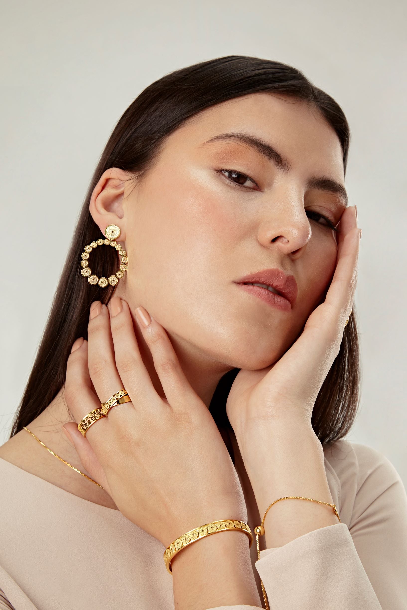 EVA SOLID GOLD 18K RING FILIGREE