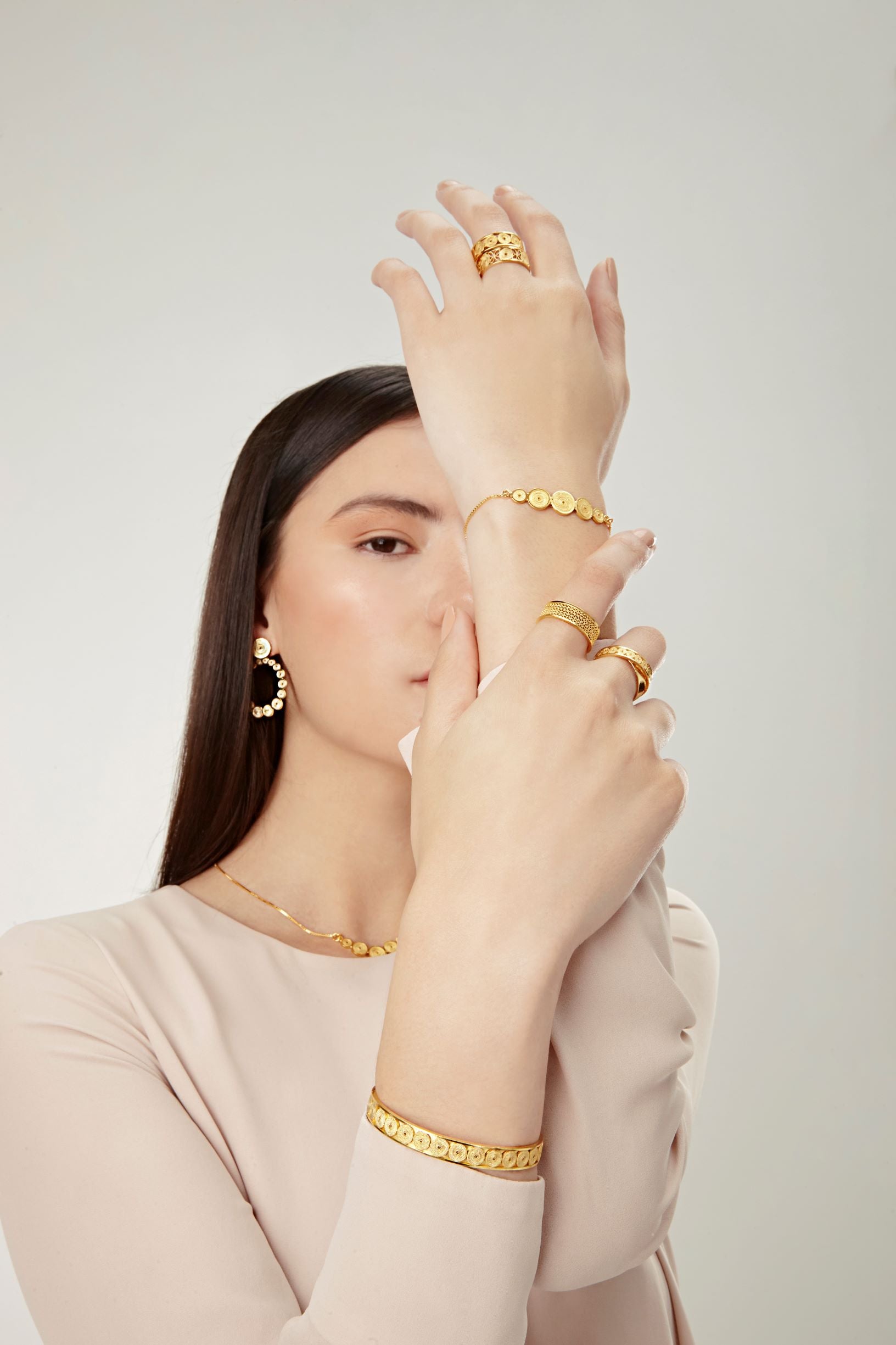 EVA SOLID GOLD 18K RING FILIGREE