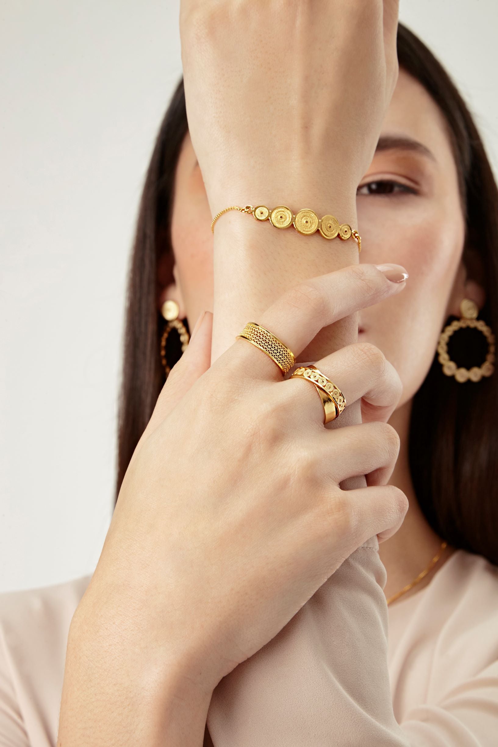 EVA SOLID GOLD 18K RING FILIGREE