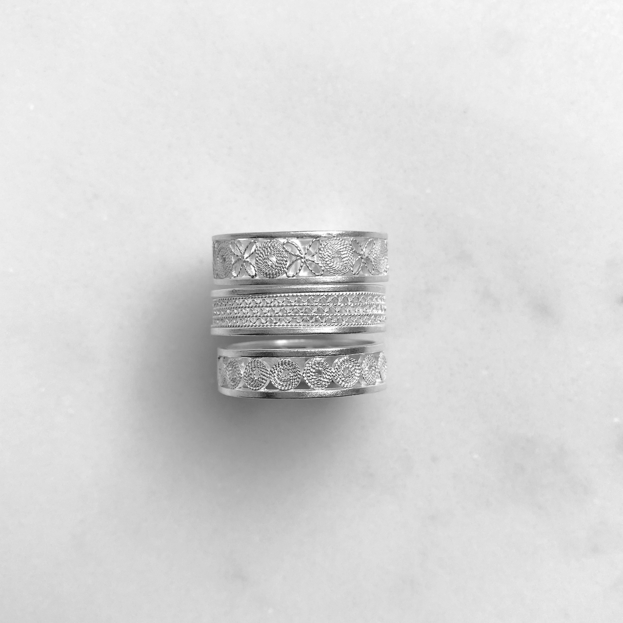 EVA SILVER RING FILIGREE