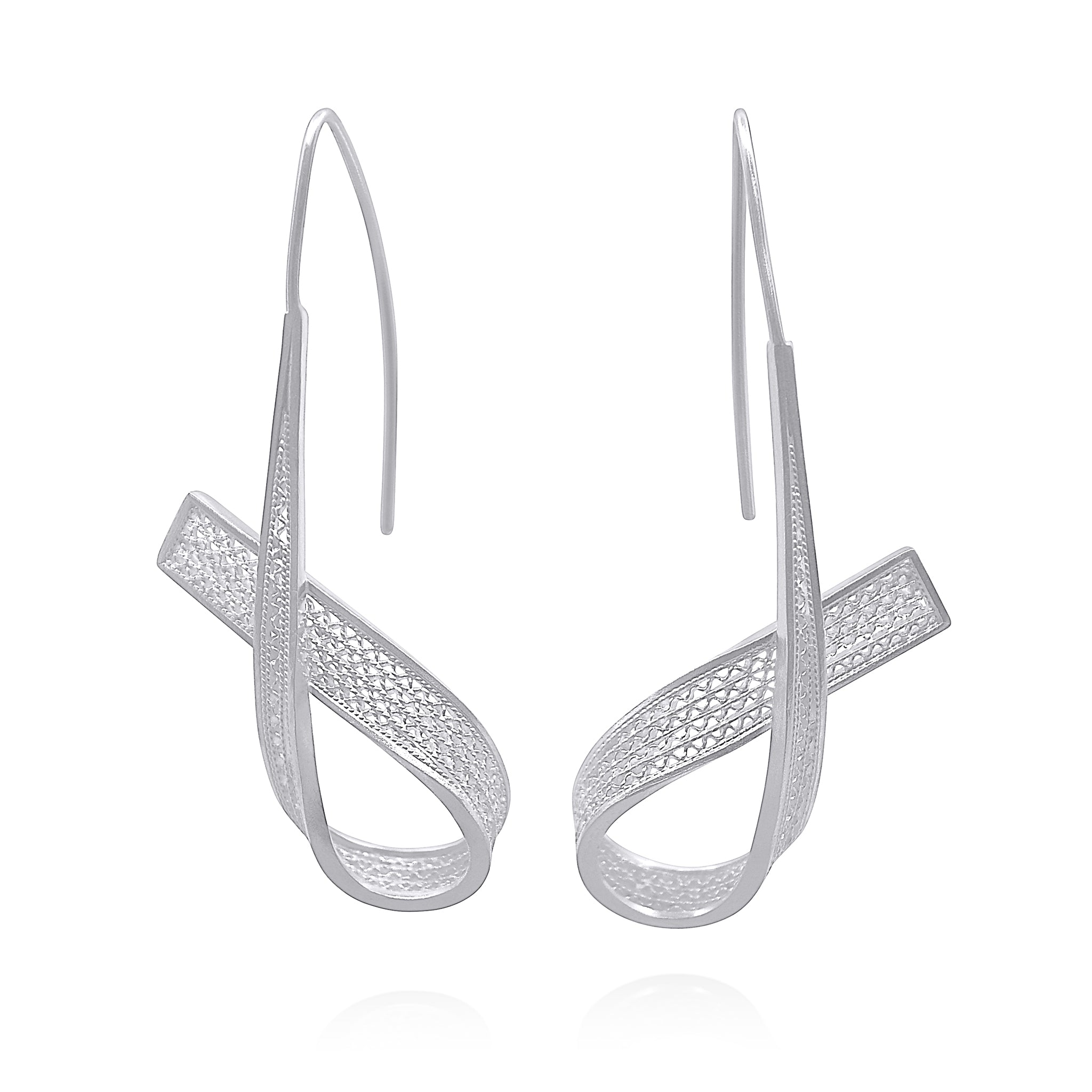 OPHELIA SILVER SMALL EARRINGS