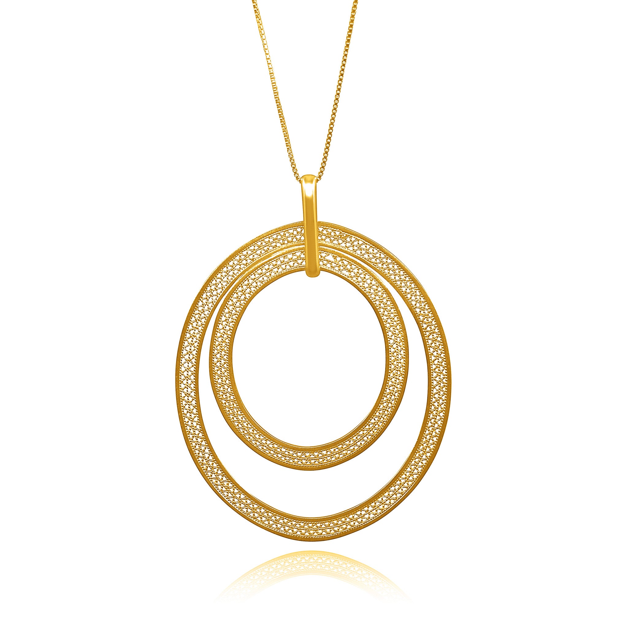 ORINOCO GOLD MEDIUM ADJUSTABLE NECKLACE