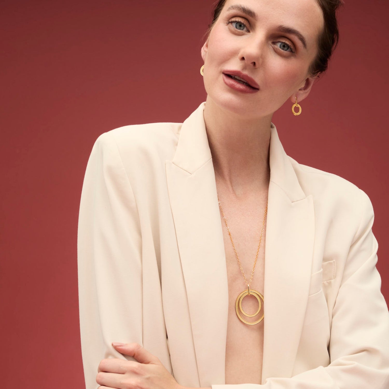 ORINOCO GOLD MEDIUM ADJUSTABLE NECKLACE