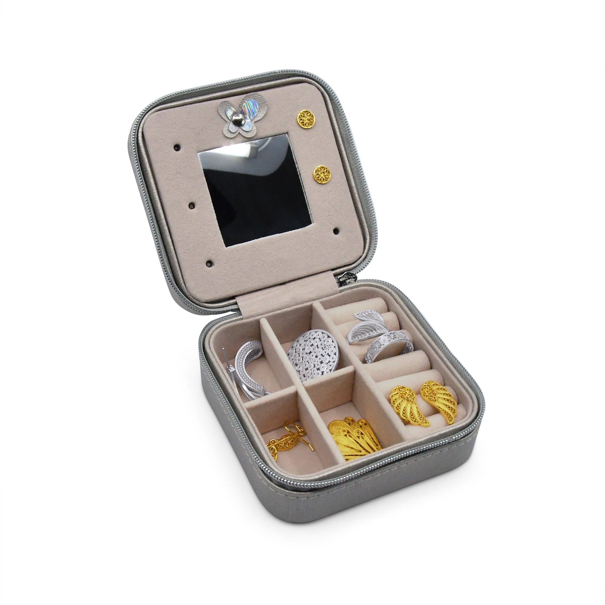TRAVEL JEWELRY BOX FILIGREE OLMOX - Olmox