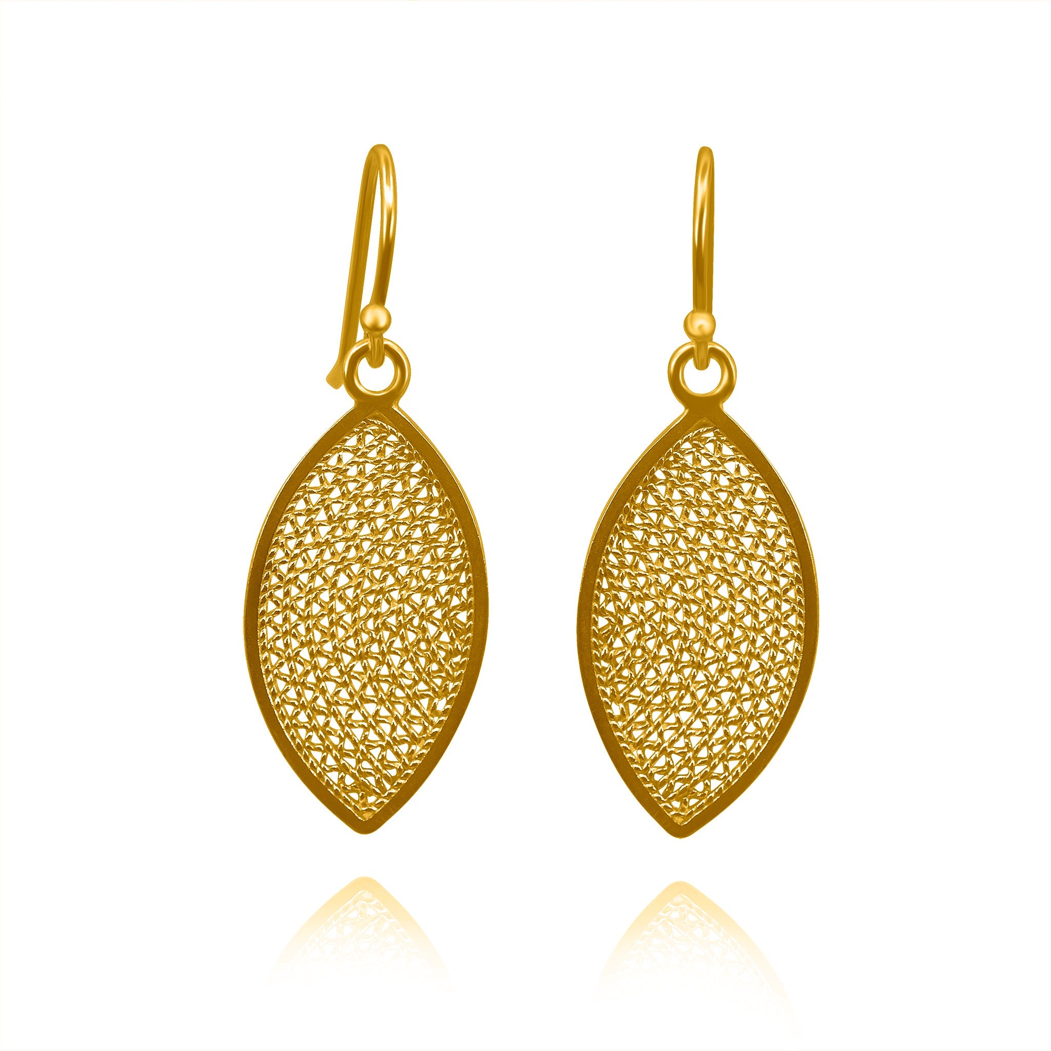 EDEN GOLD SMALL EARRINGS FILIGREE