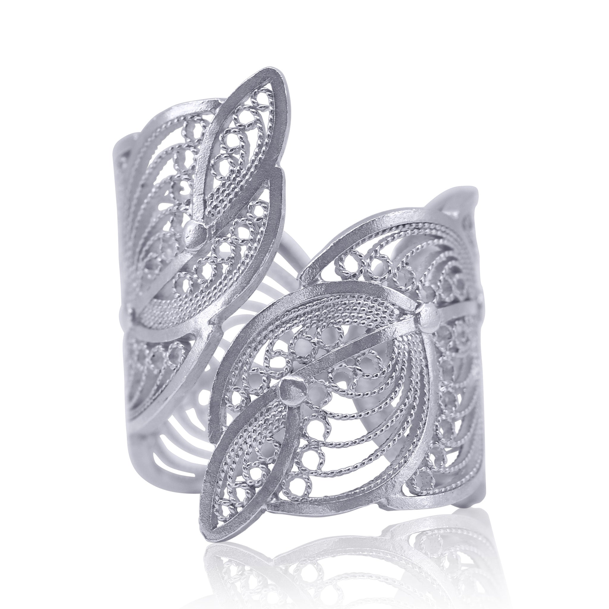 EDITH SILVER RING FILIGREE