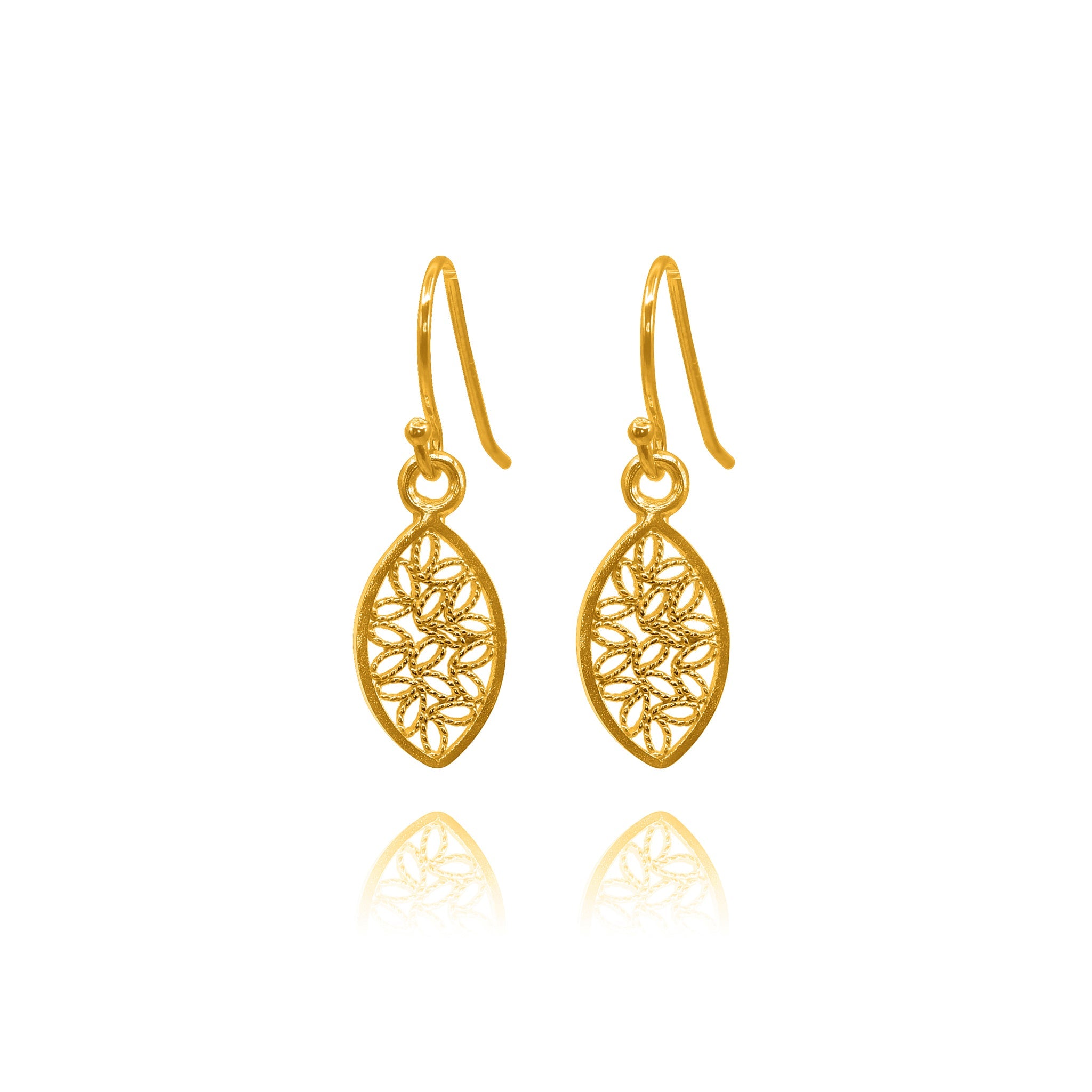 JOSEPHINE GOLD SMALL EARRINGS FILIGREE