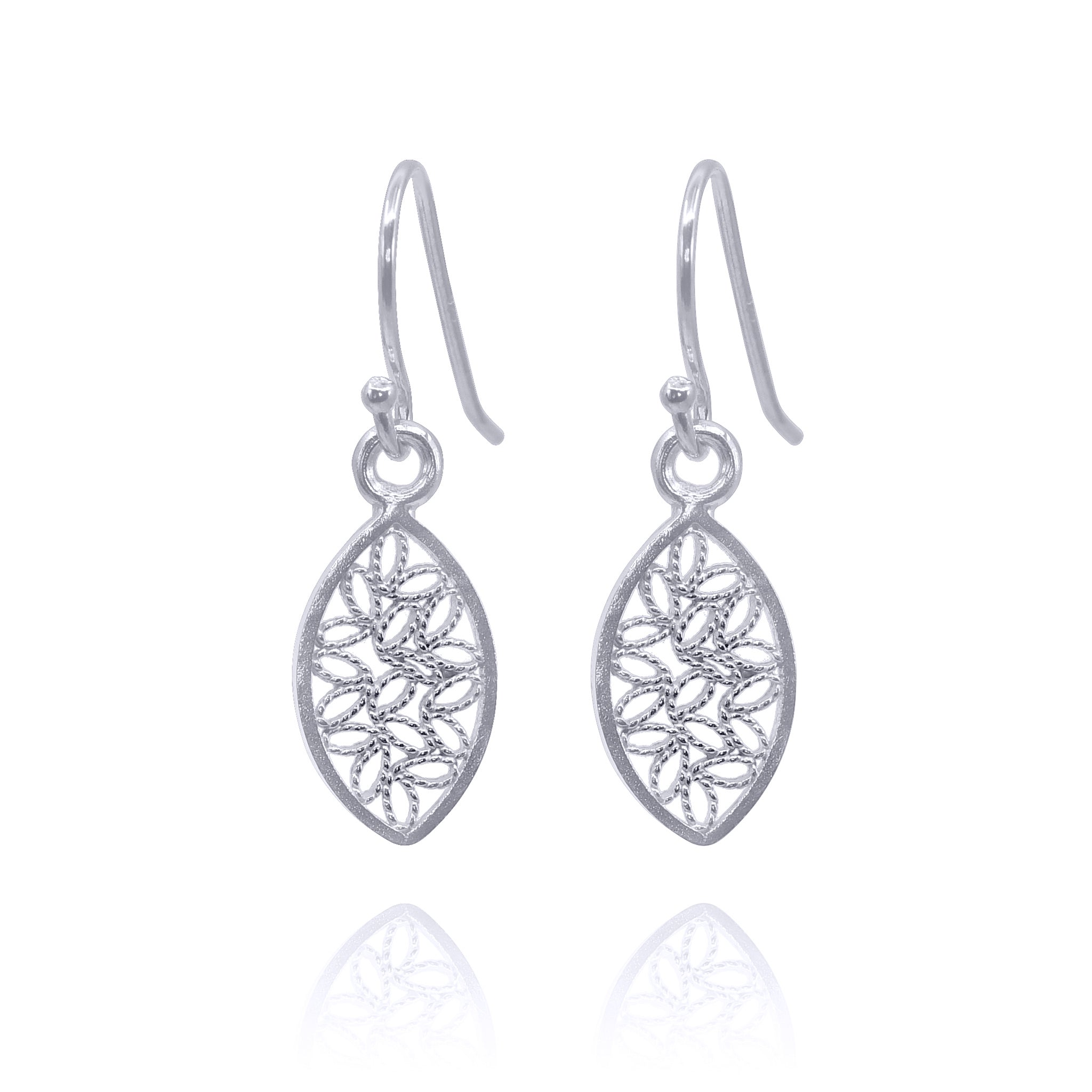 JOSEPHINE SILVER SMALL EARRINGS FILIGREE