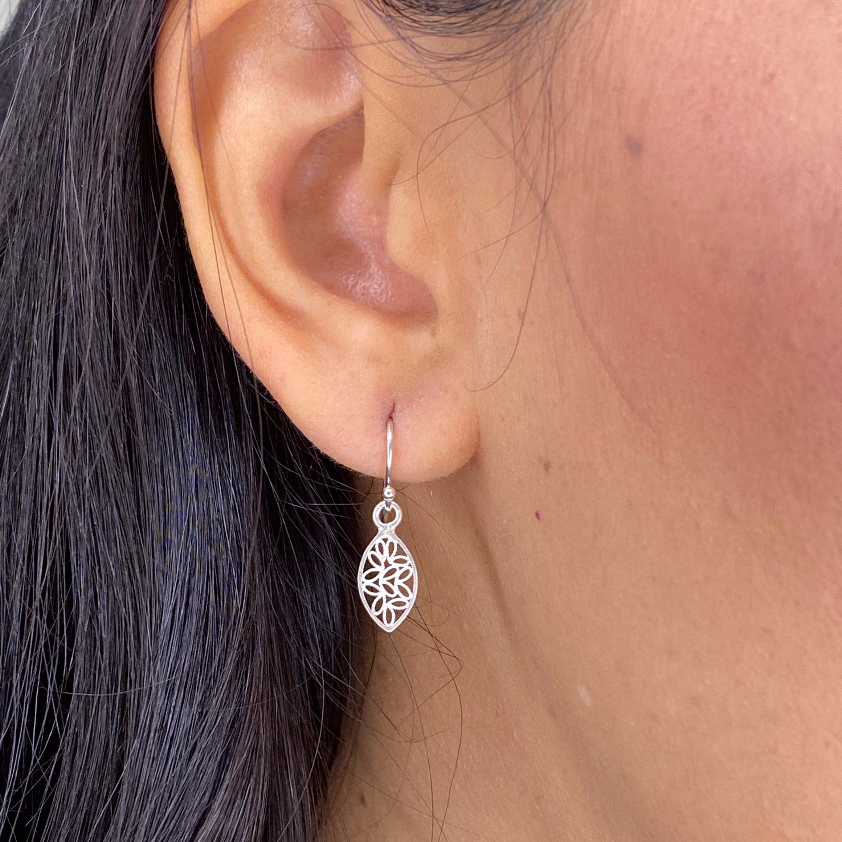 JOSEPHINE SILVER SMALL EARRINGS FILIGREE