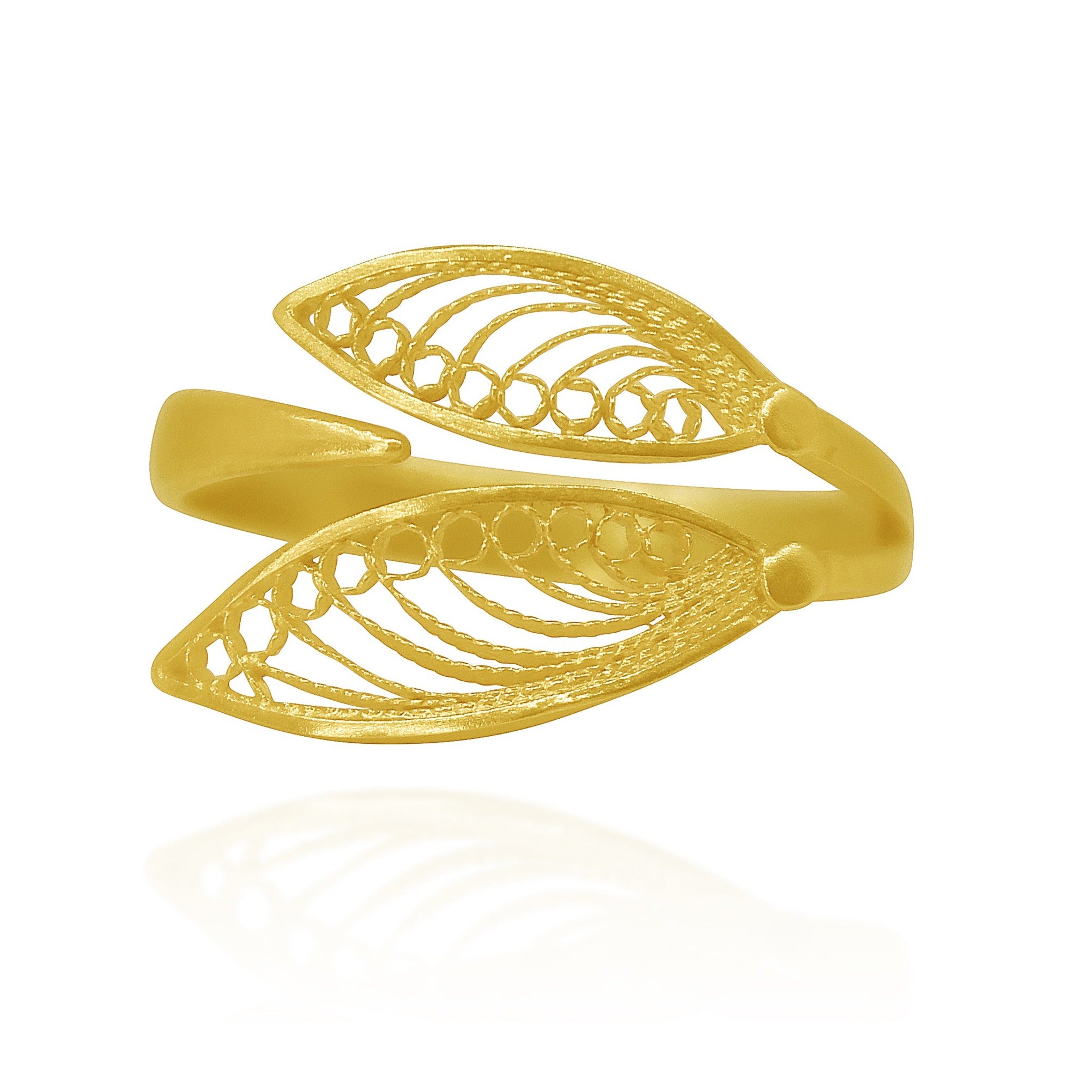 KHAYA SOLID GOLD 18K RING FILIGREE