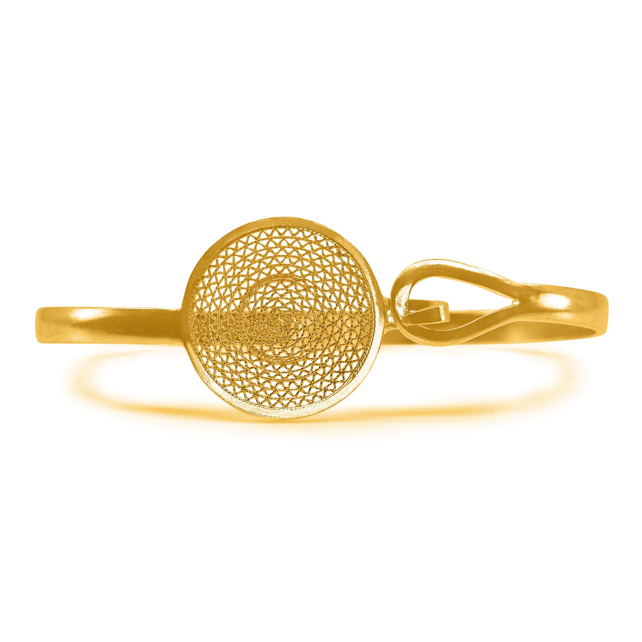 KIARA GOLD CLASP BRACELET FILIGREE