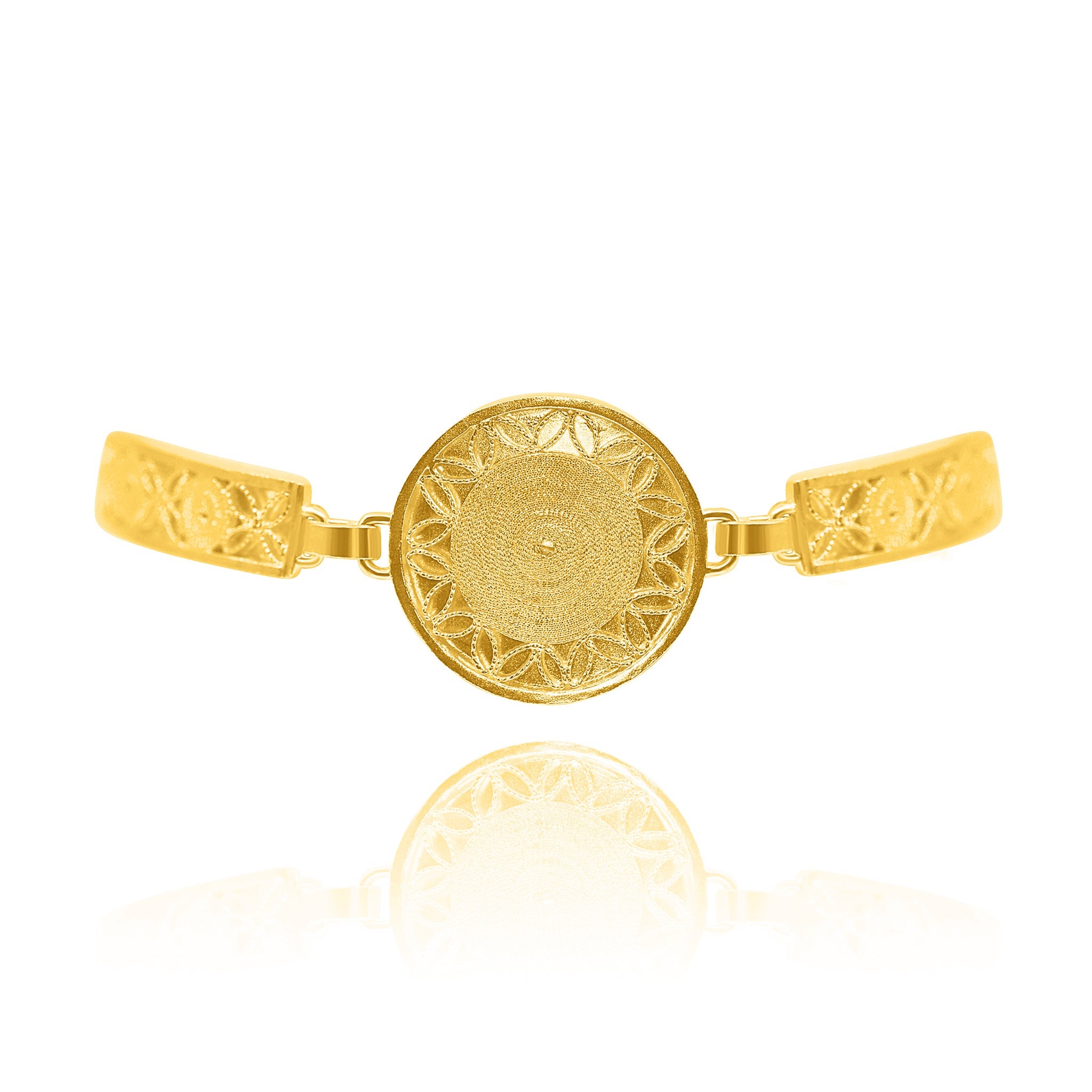 LENNON GOLD CLASP BRACELET FILIGREE