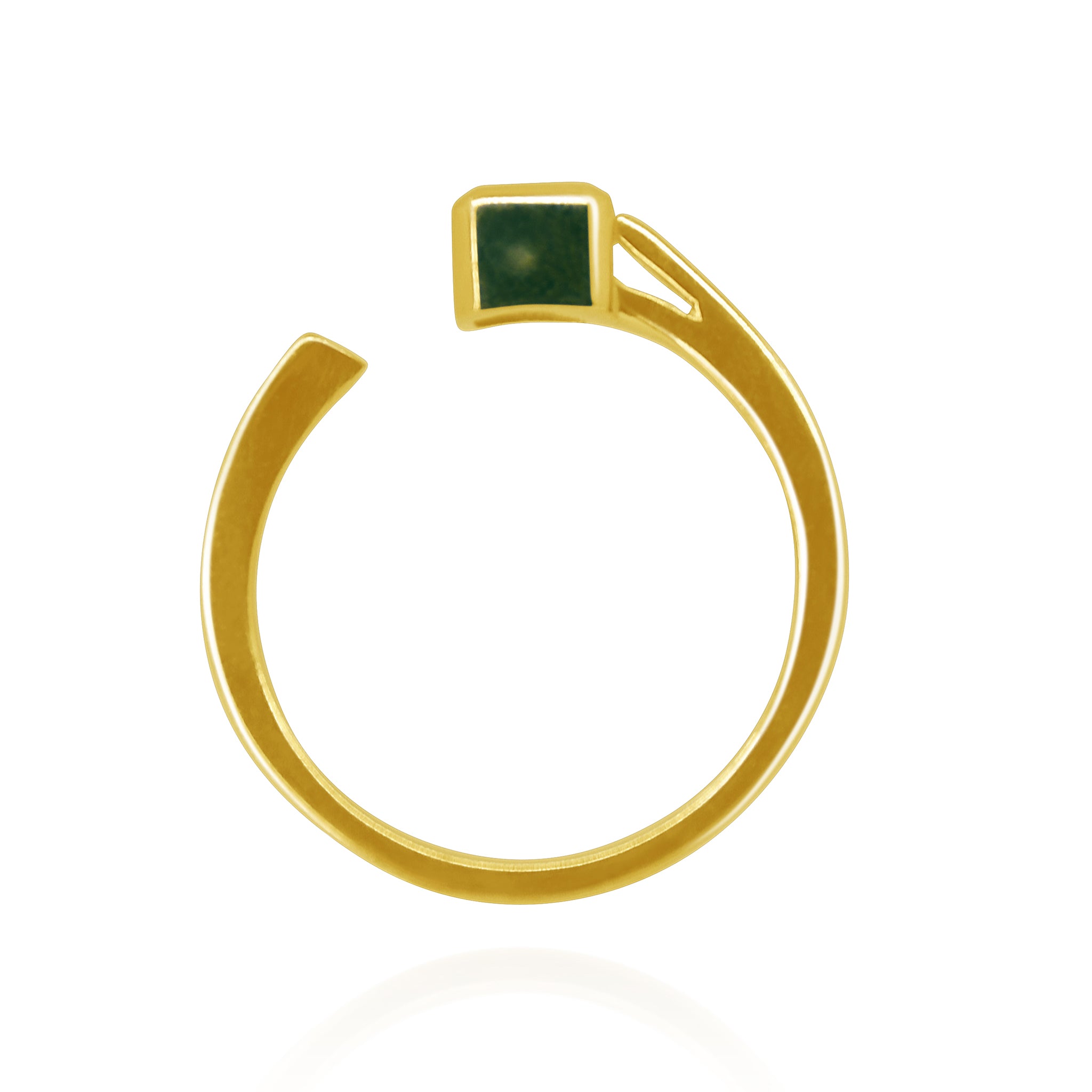 MAISIE EMERALD SOLID GOLD 18K FILIGREE