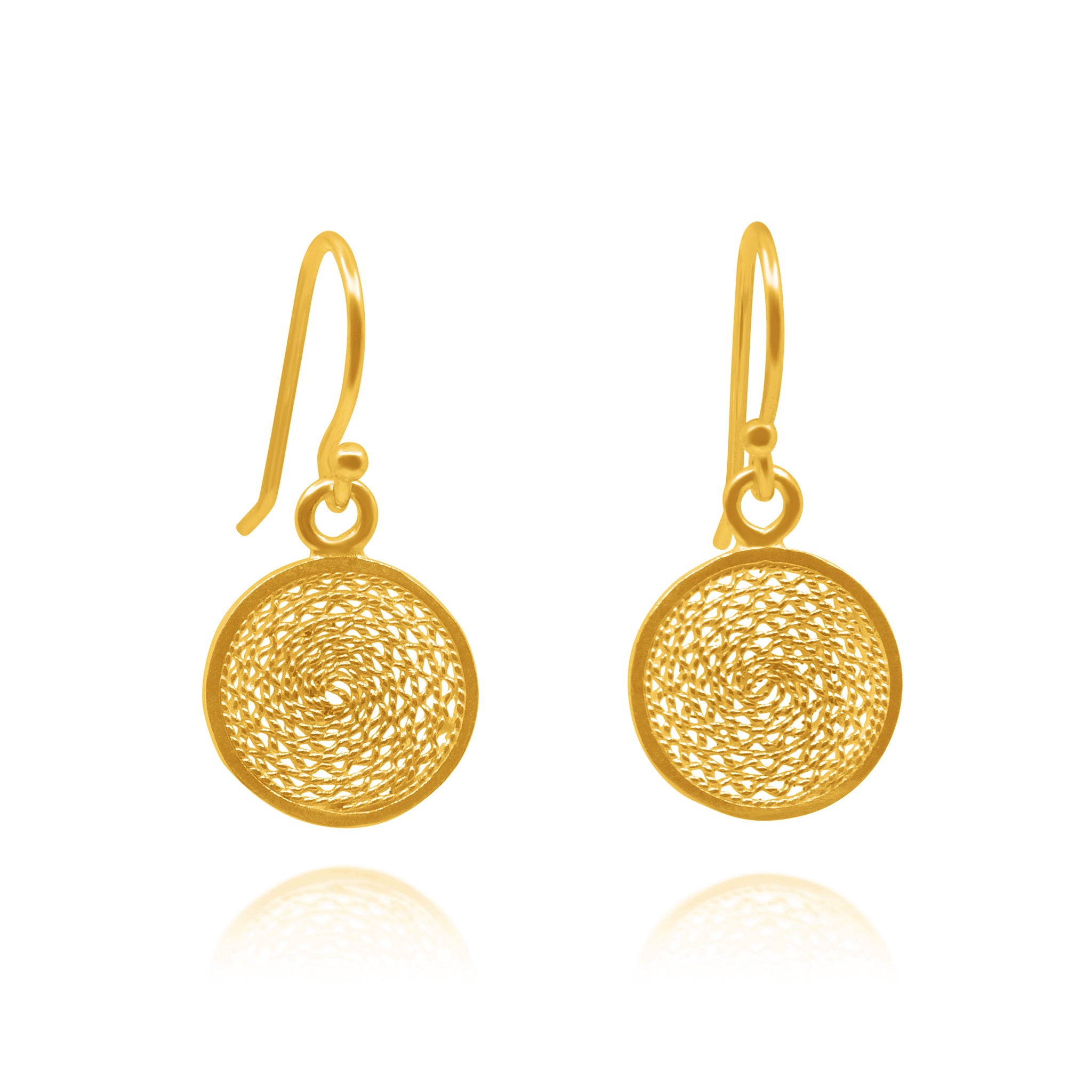 MELI XS GOLD EARRING FILIGREE