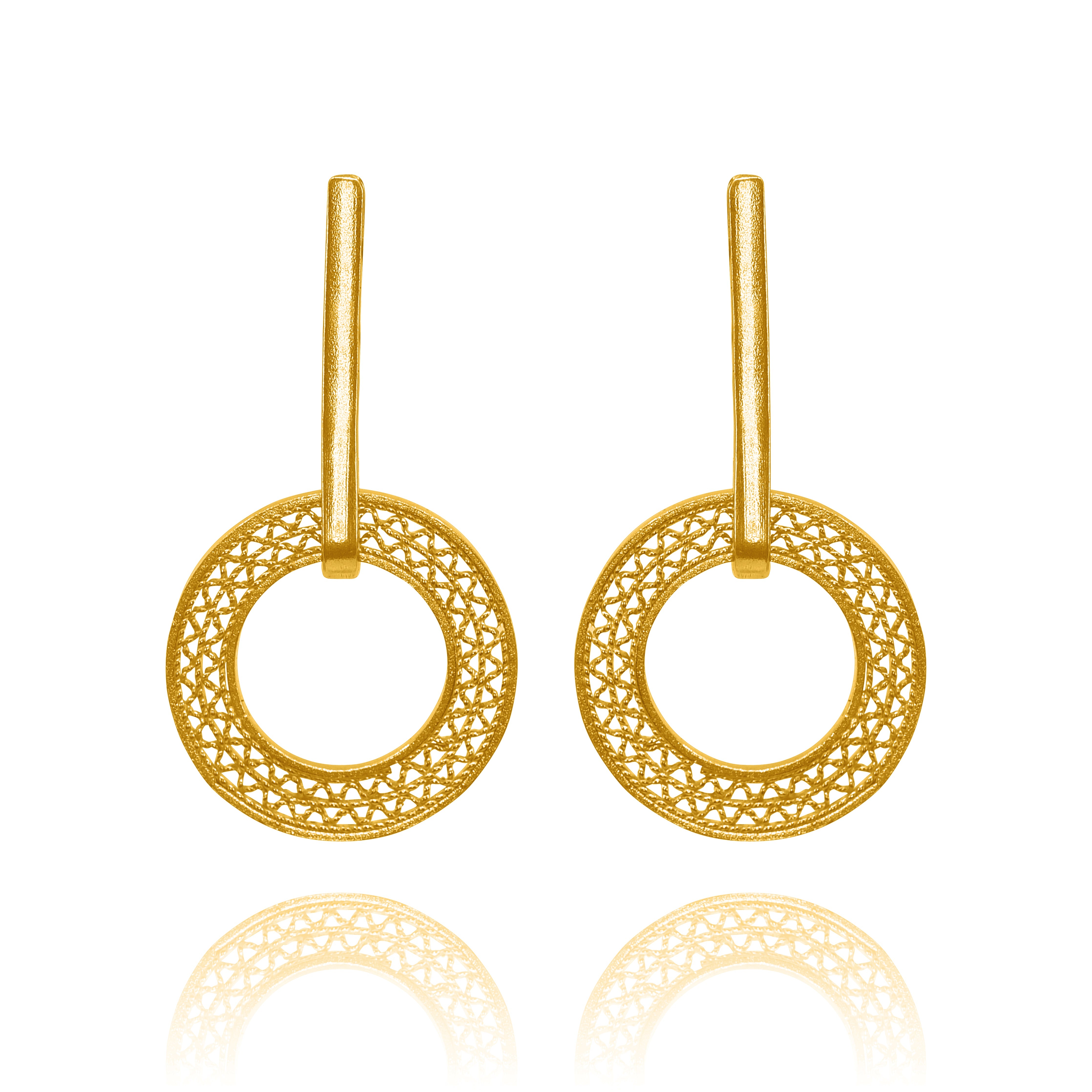 ORINOCO GOLD SMALL EARRINGS FILIGREE