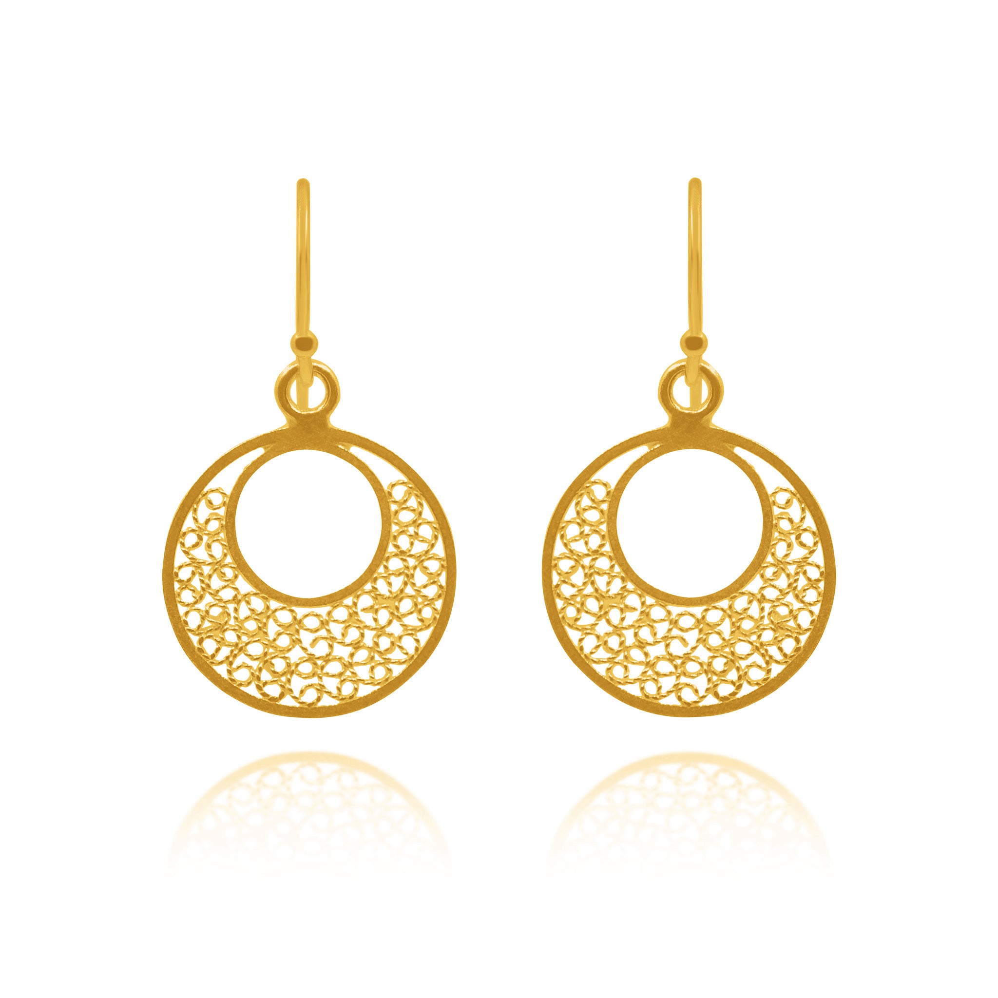 PILE GOLD SMALL EARRING FILIGREE