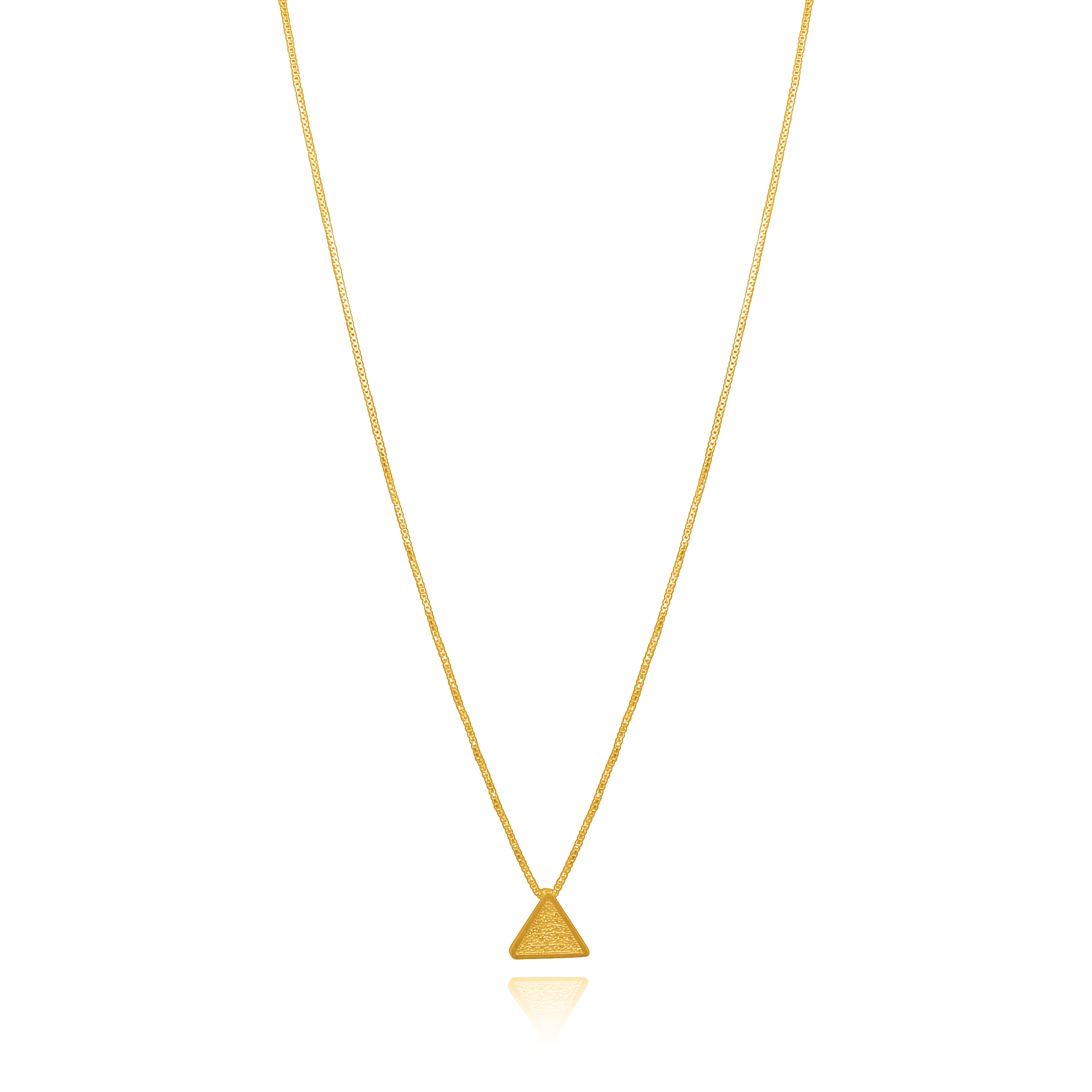 PILI GOLD SMALL PENDANT NECKLACE FILIGREE