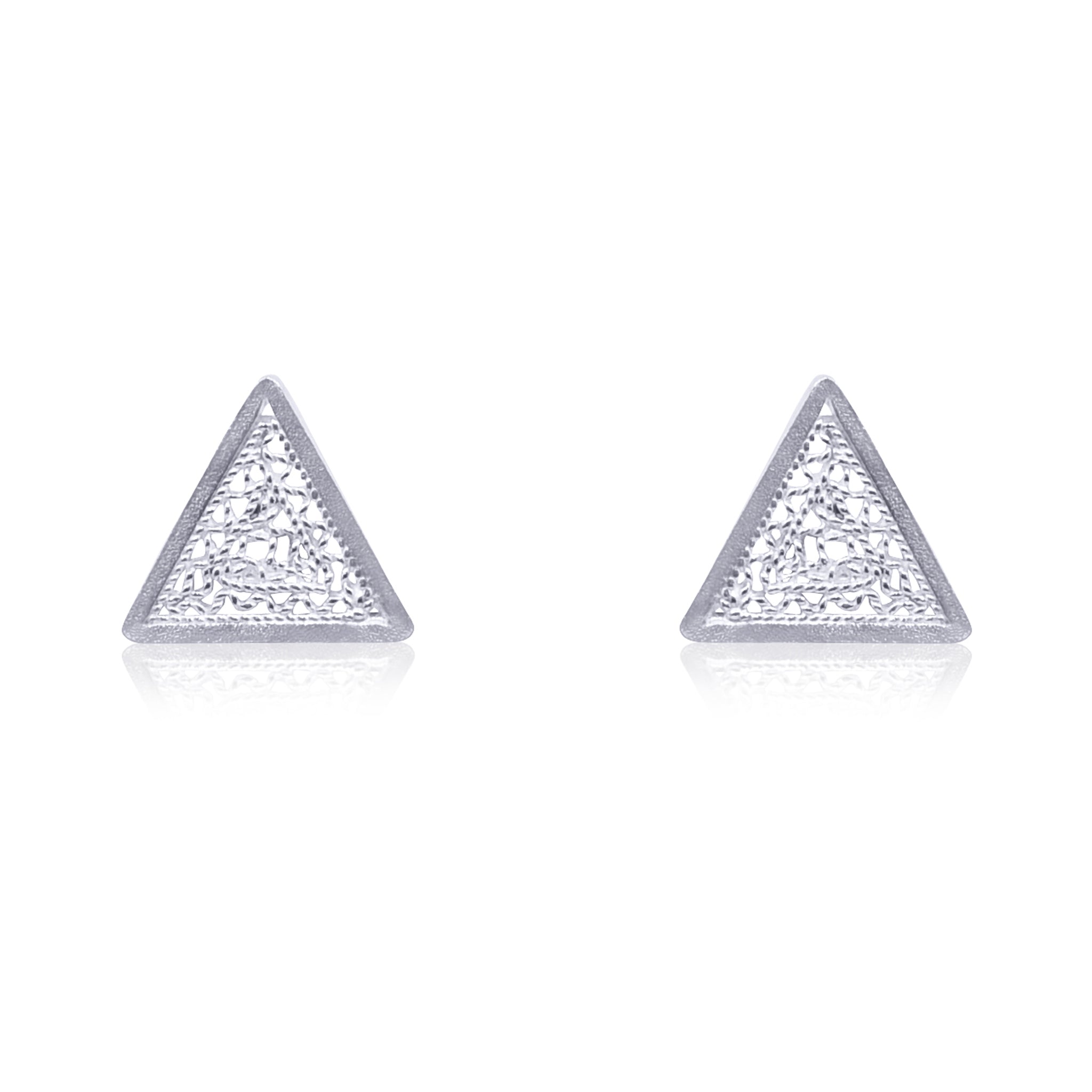 PILI SILVER STUD EARRINGS FILIGREE