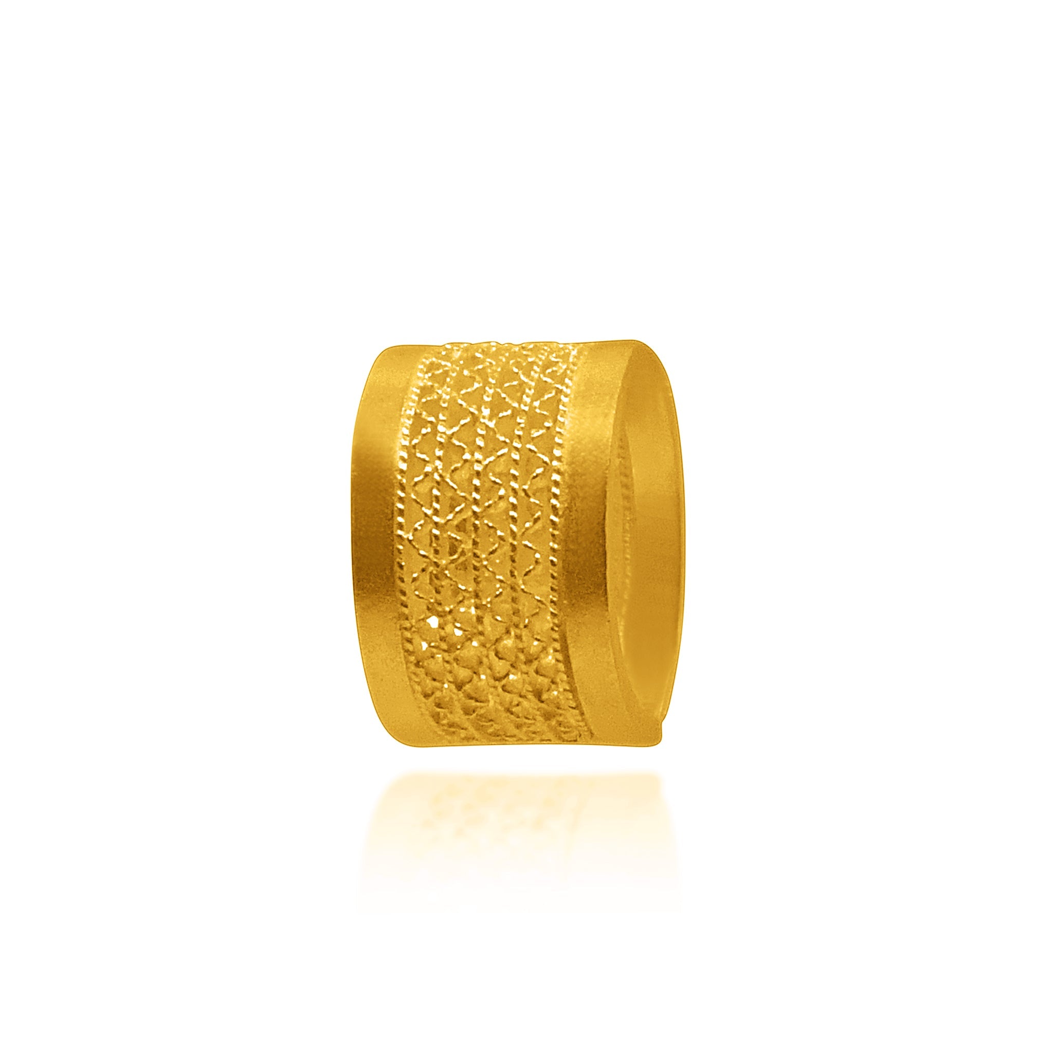 SOPHIA GOLD SINGLE EARRING CUFF FILIGREE