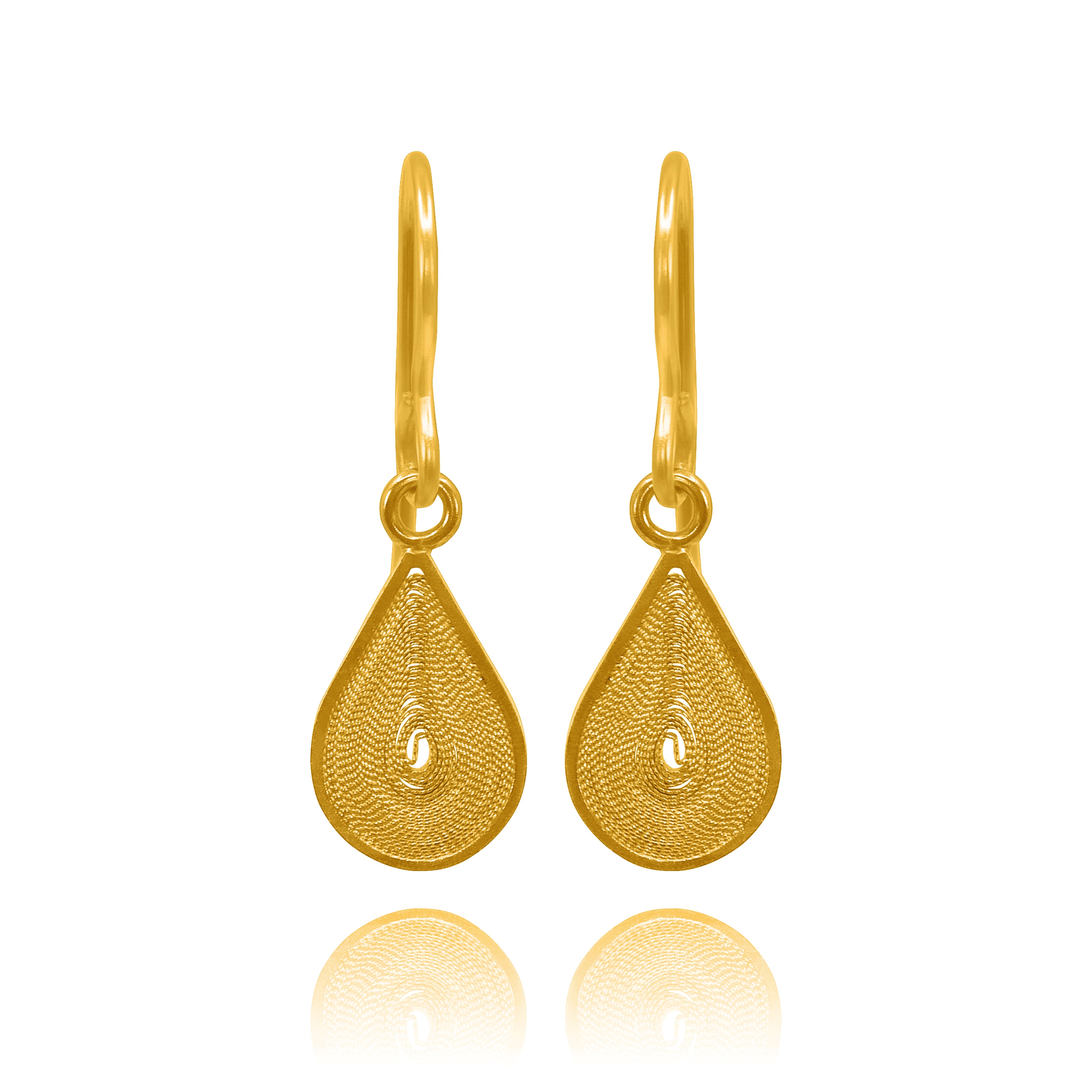 STEVIE GOLD SMALL EARRINGS FILIGREE