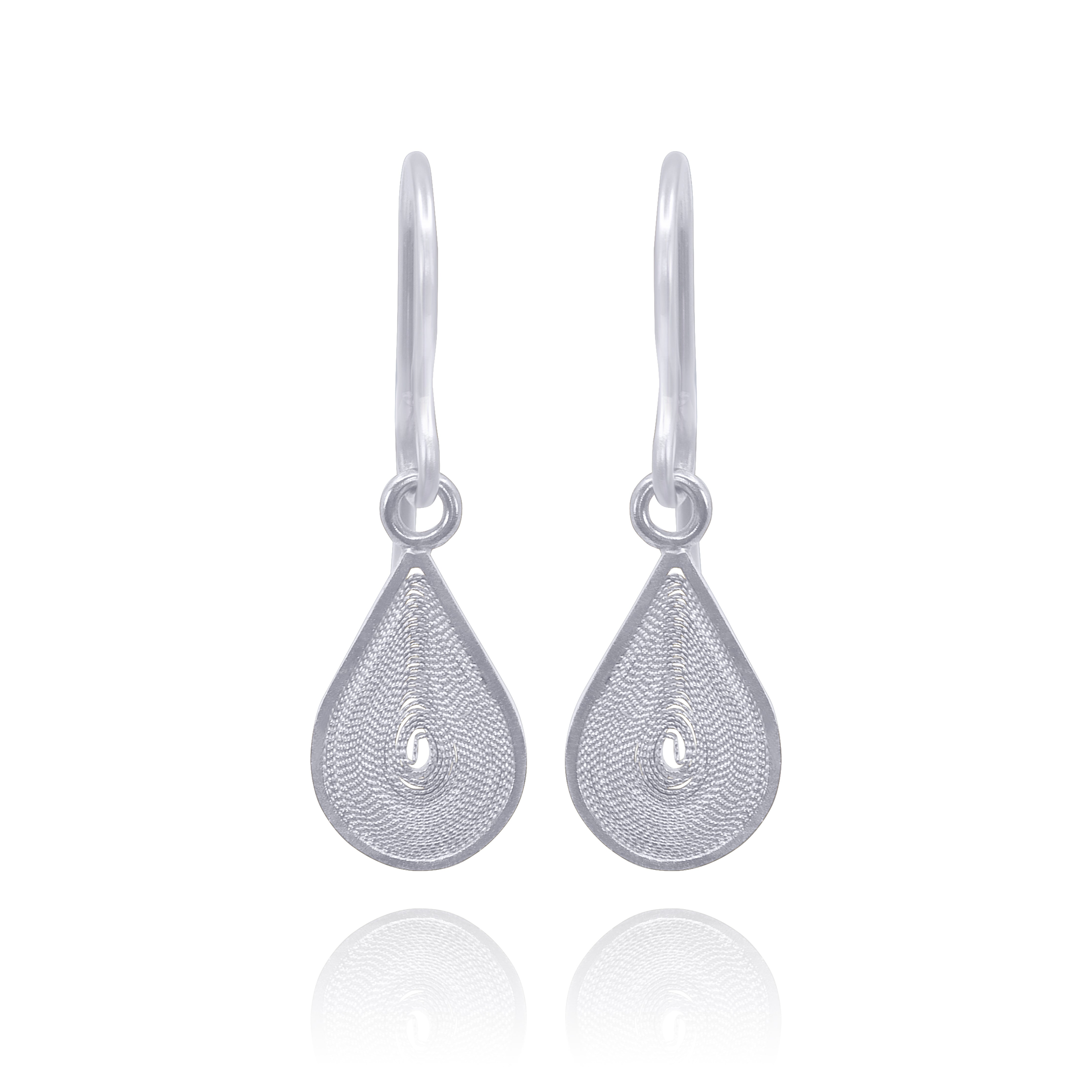 STEVIE SILVER SMALL EARRINGS FILIGREE