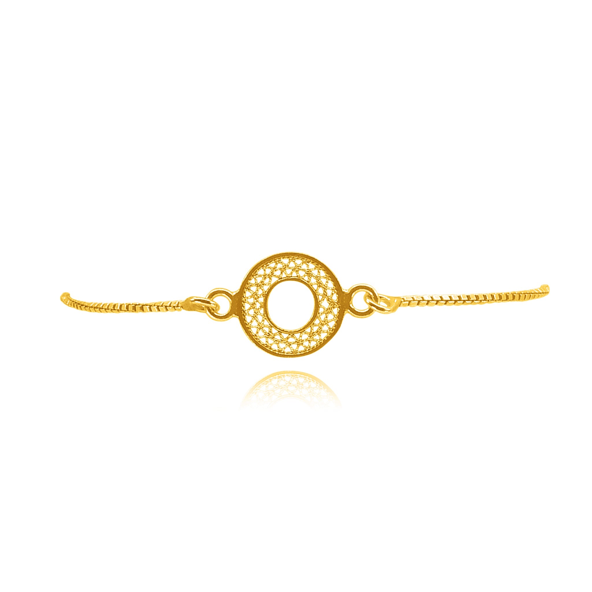 VALERIA GOLD EXTRA SMALL ADJUSTABLE BRACELET FILIGREE