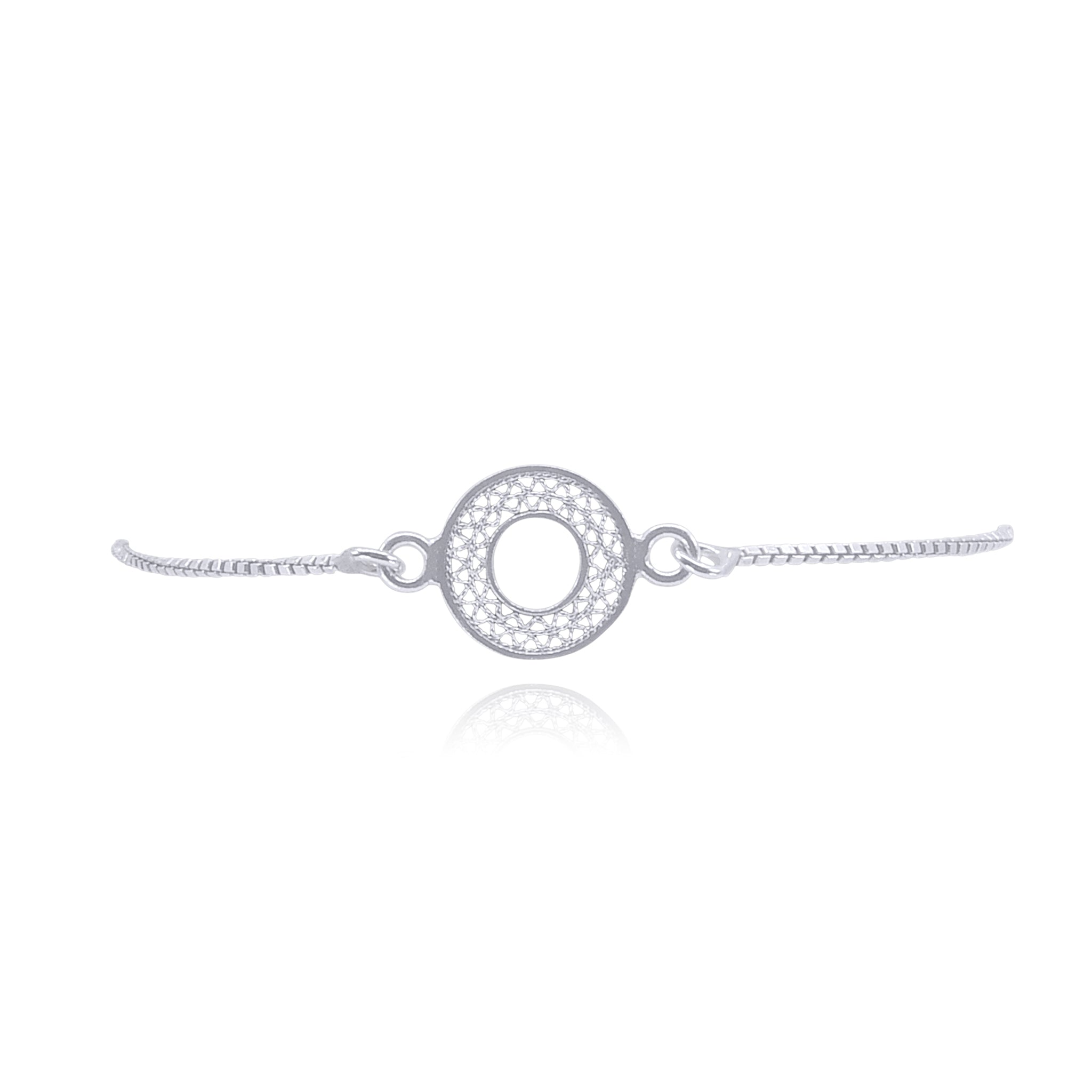 VALERIA SILVER EXTRA SMALL ADJUSTABLE BRACELET FILIGREE