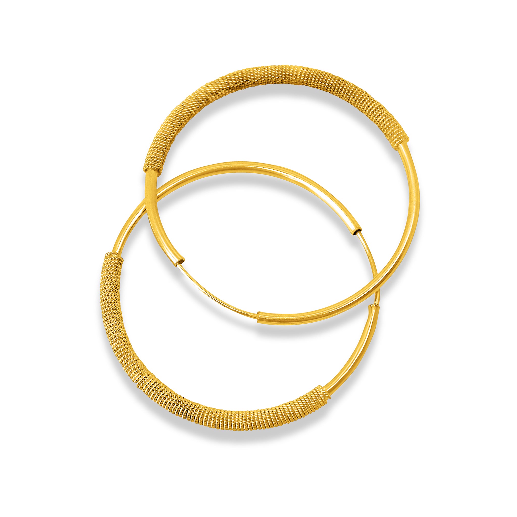 ASHER GOLD HOOPS