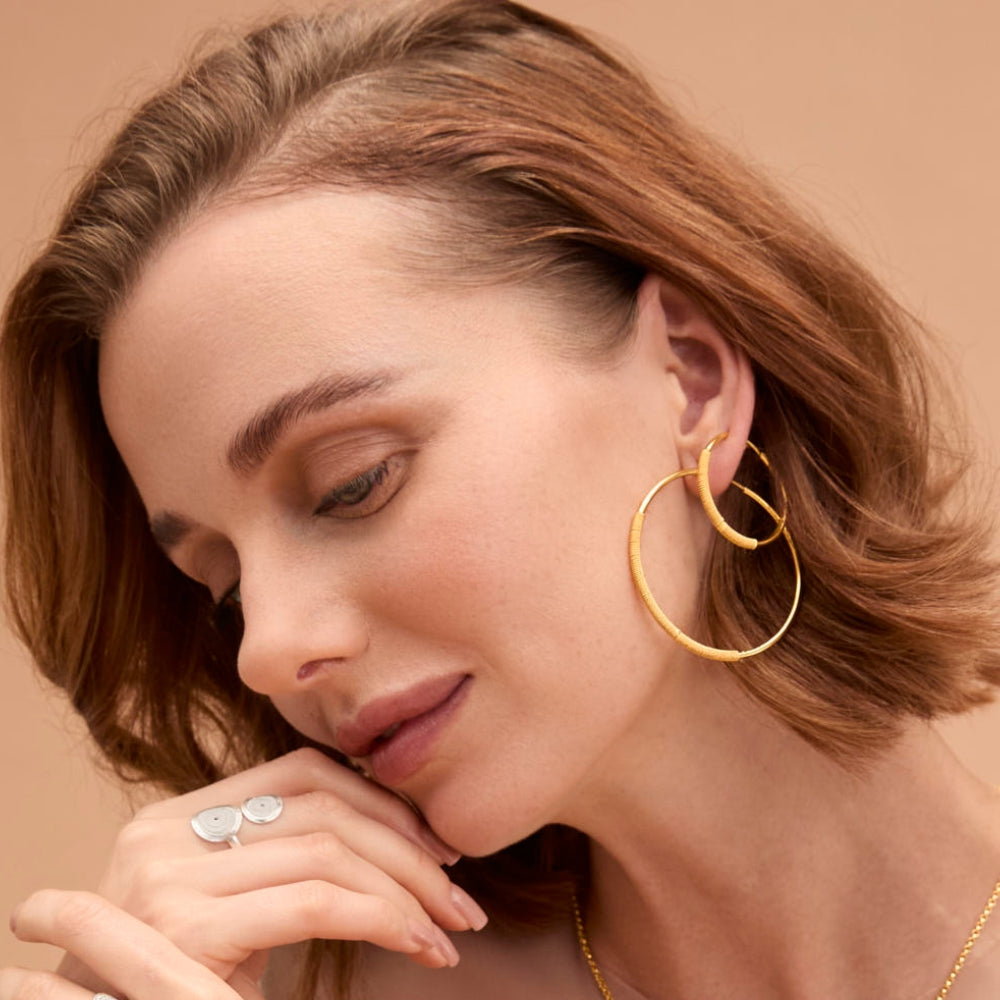 ASHER GOLD HOOPS