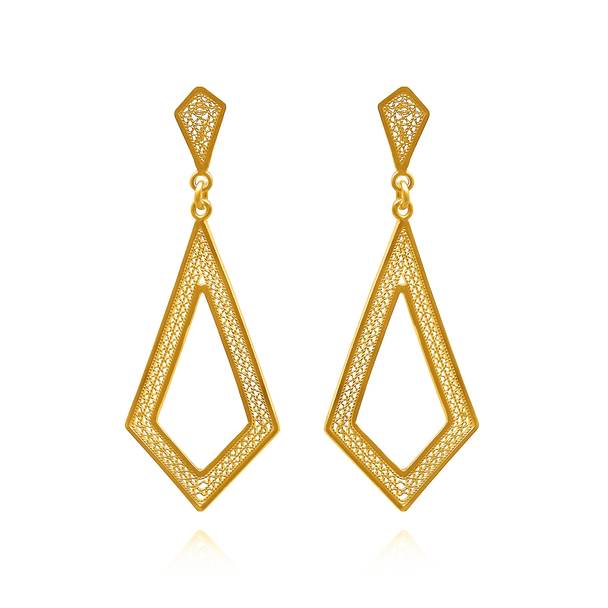 CARSON GOLD MEDIUM EARRINGS