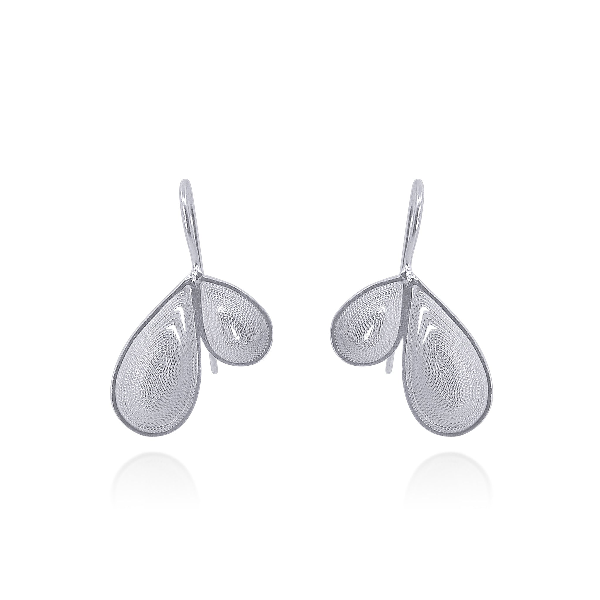 PAISLEY SILVER SMALL EARRINGS