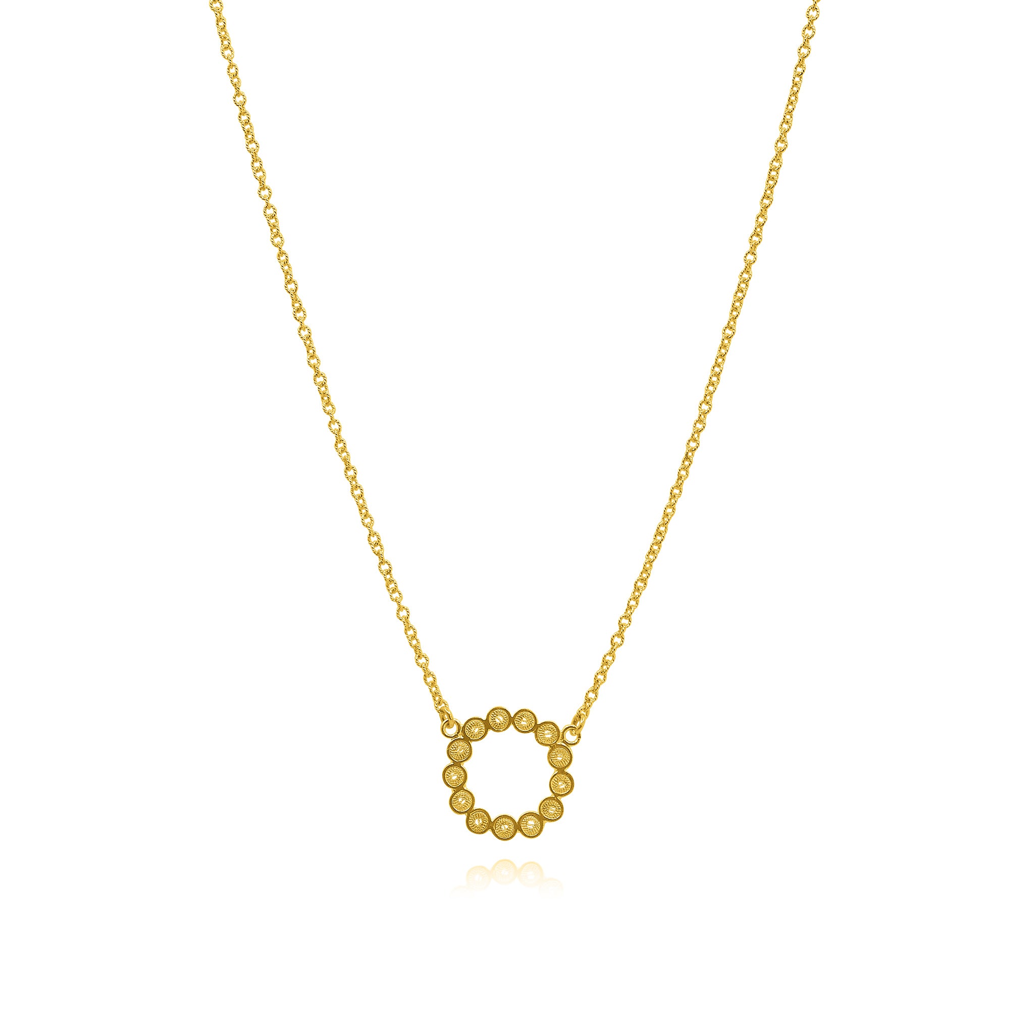 FREYA NECKLACE GOLD PLATED FILIGREE