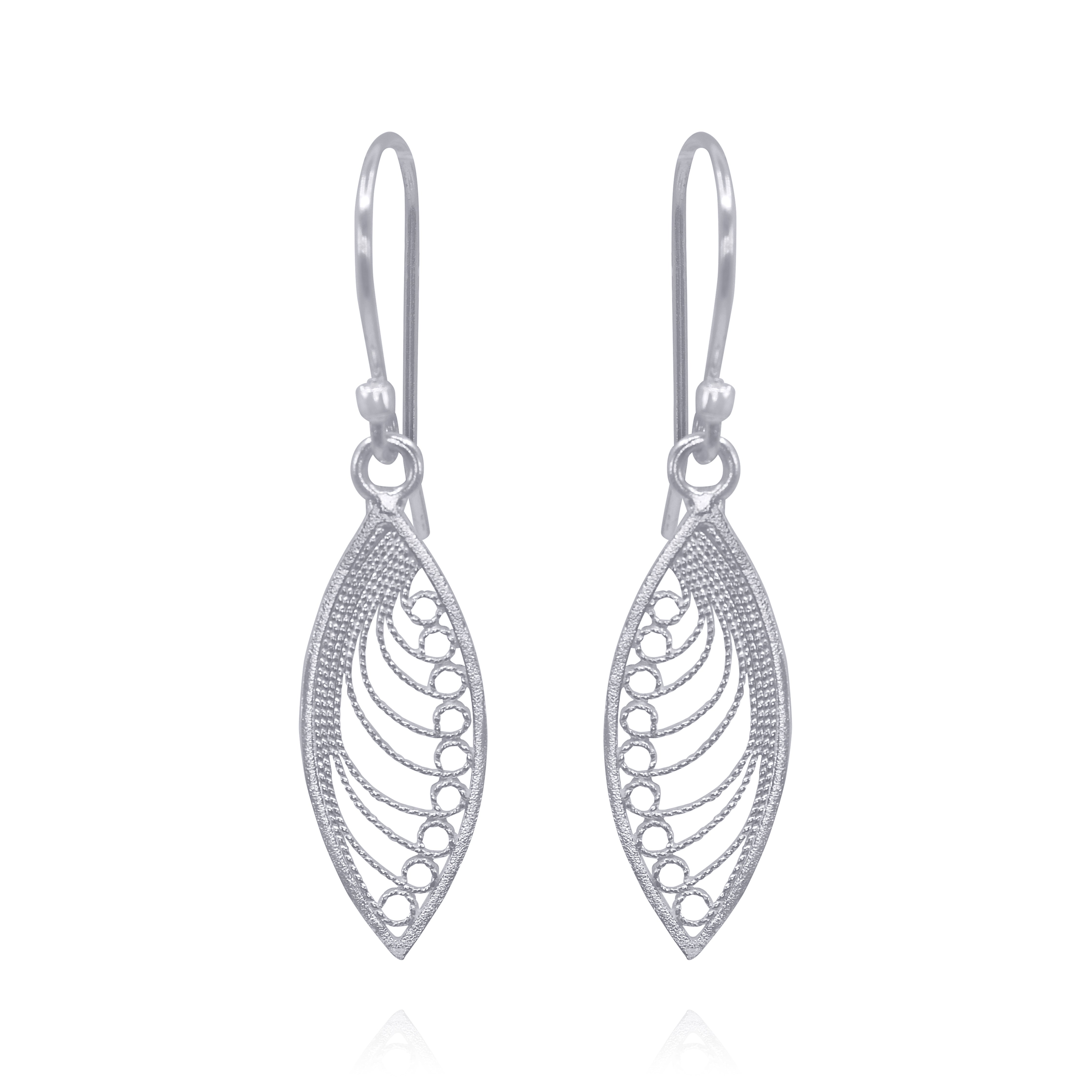 KHAYA SILVER SMALL EARRINGS FILIGREE