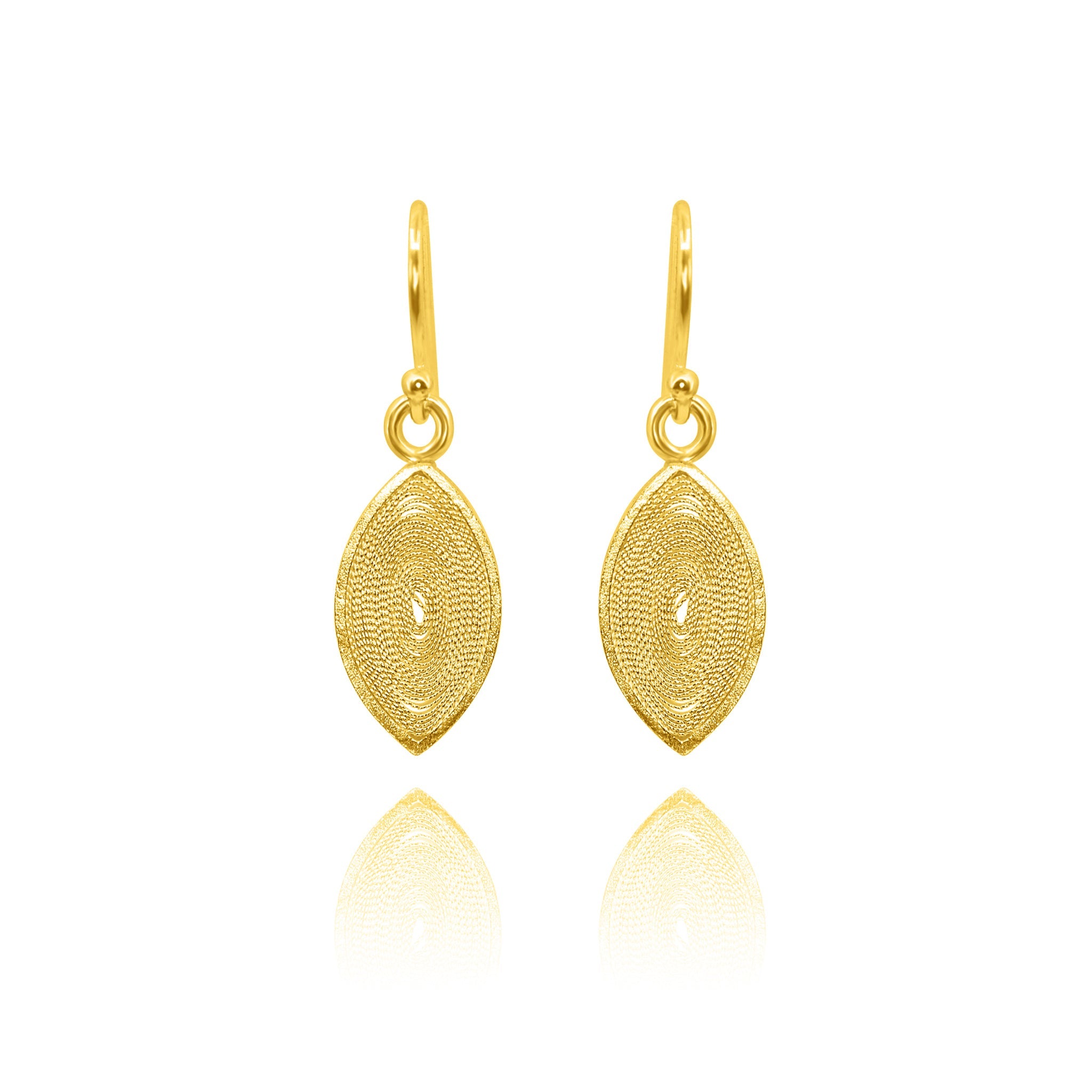 MABELY GOLD SMALL EARRINGS FILIGREE