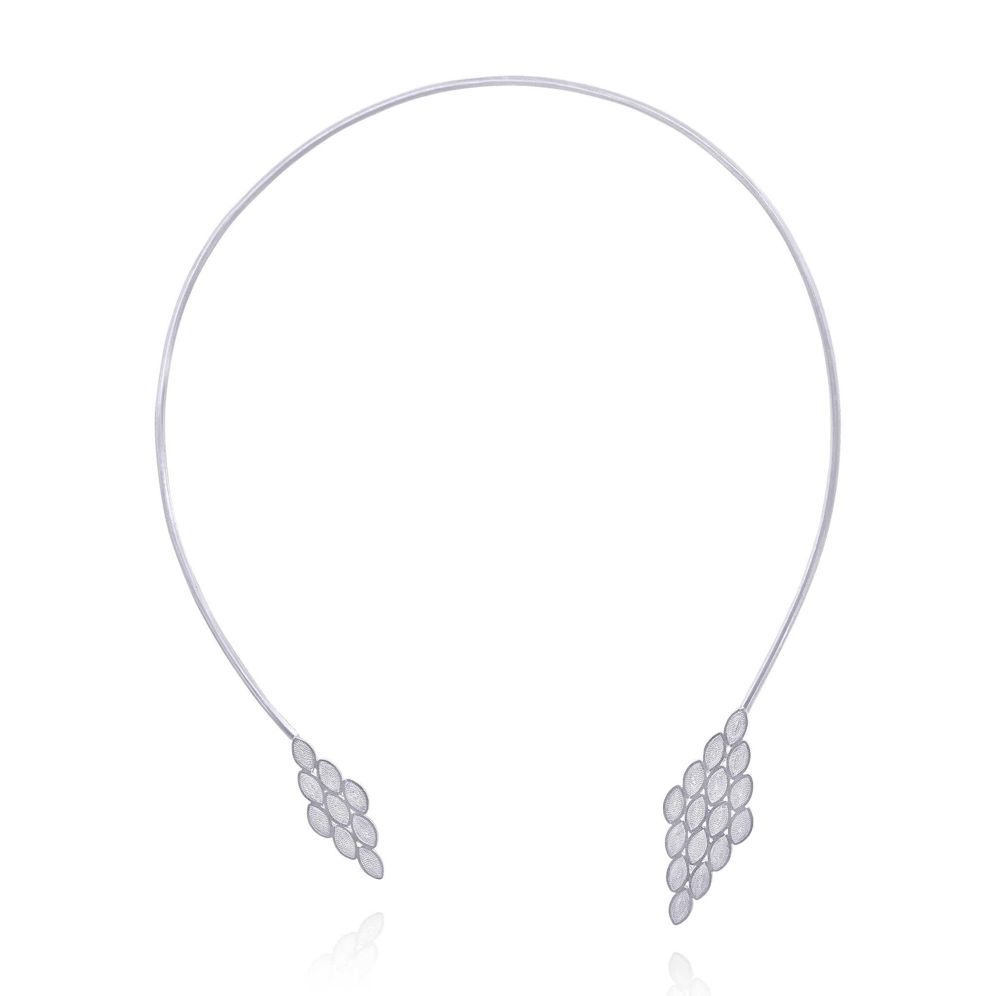 SALOMON SILVER CHOKER NECKLACE FILIGREE