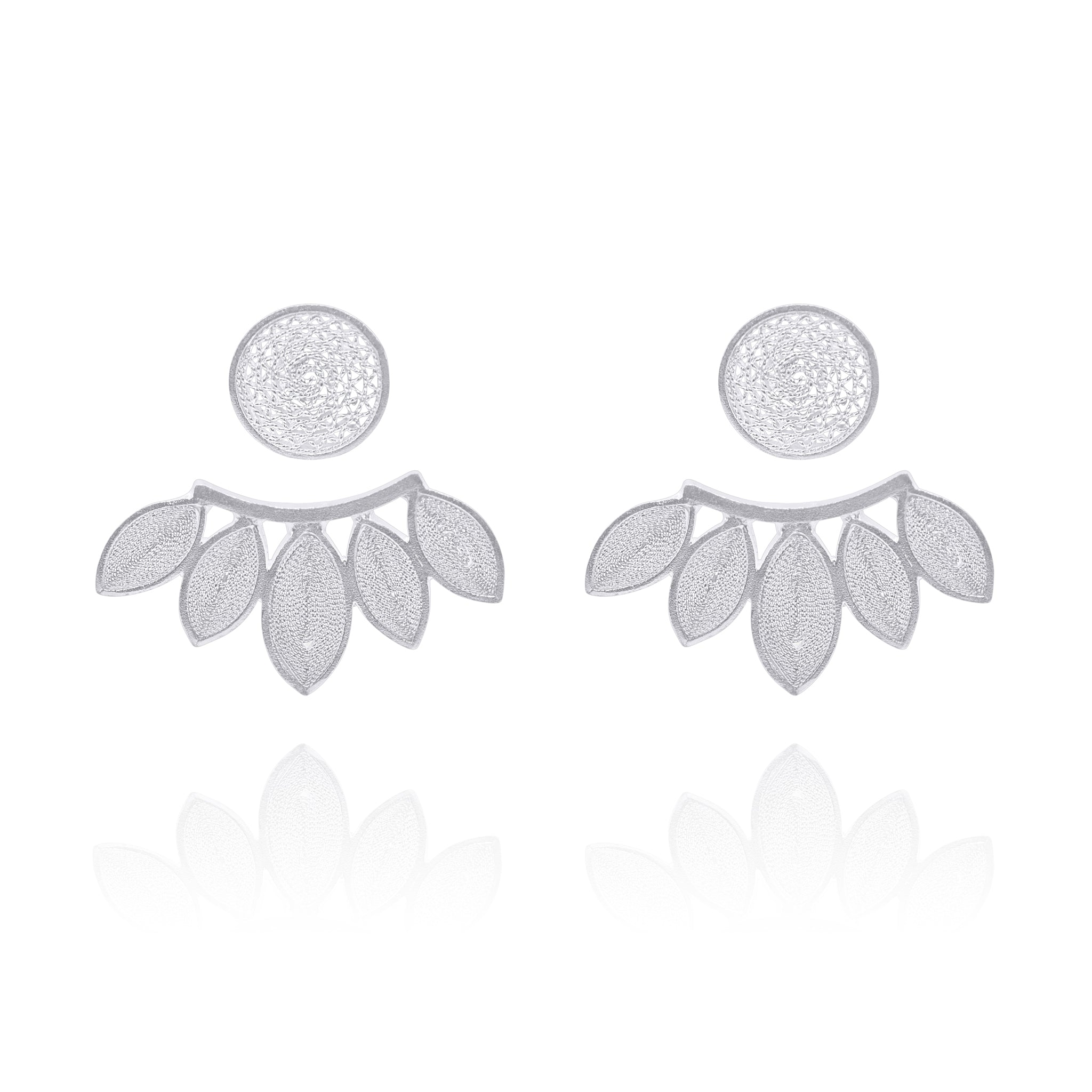 SILVIA SILVER EXTENSION EARRINGS FILIGREE