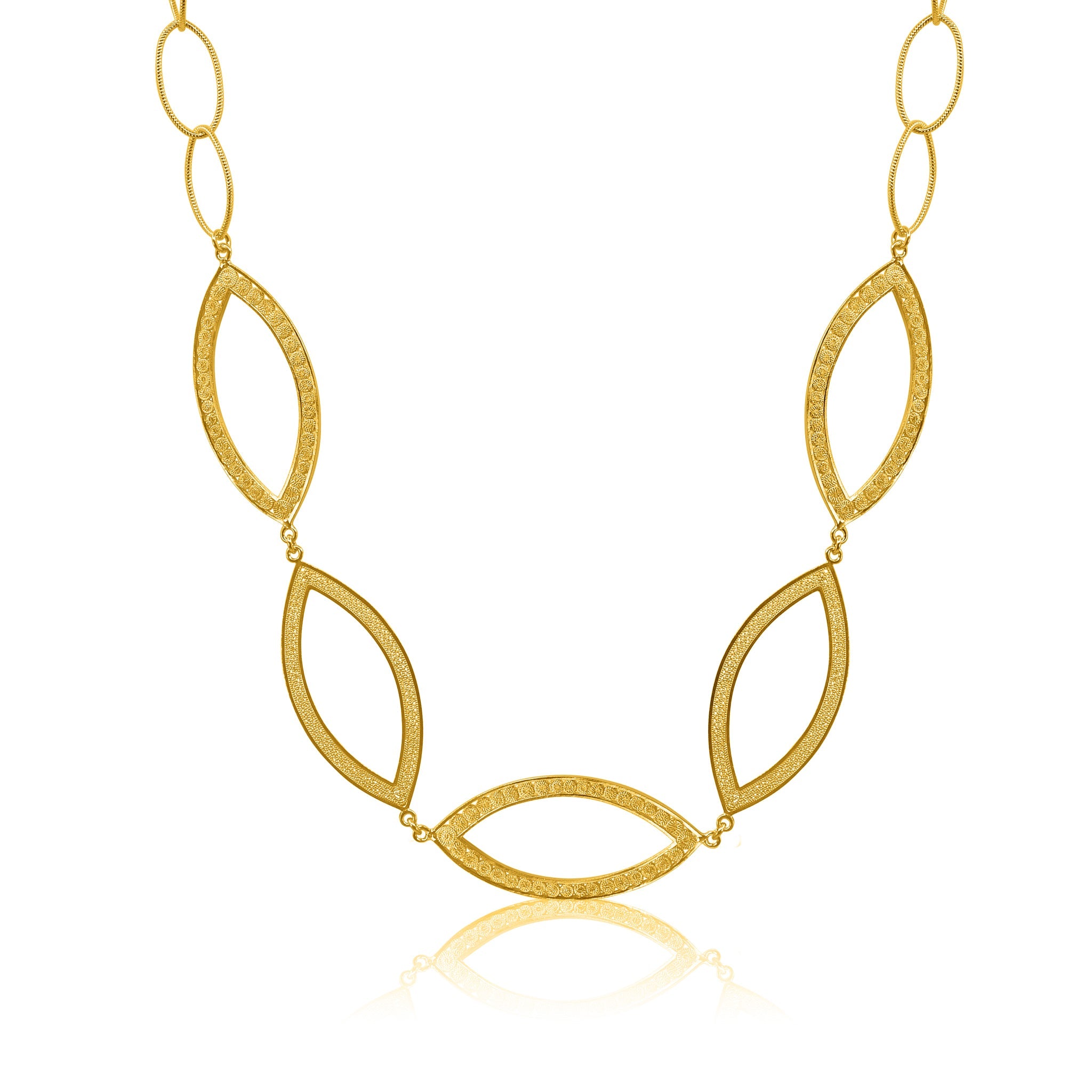 THEA GOLD NECKLACE FILIGREE
